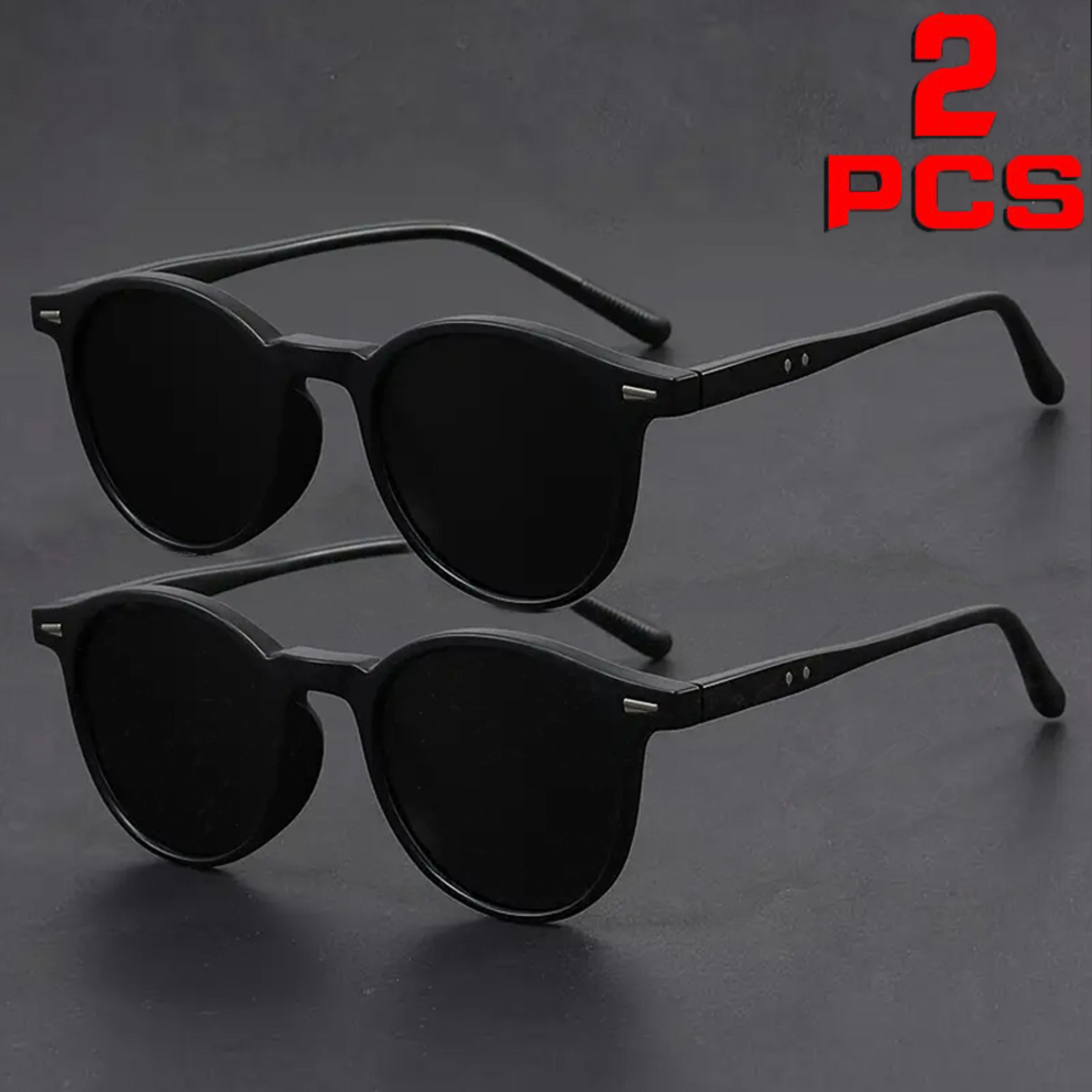 Round Frame Glasses For Small Faces Retro Unisex Festival Sunglasses 1