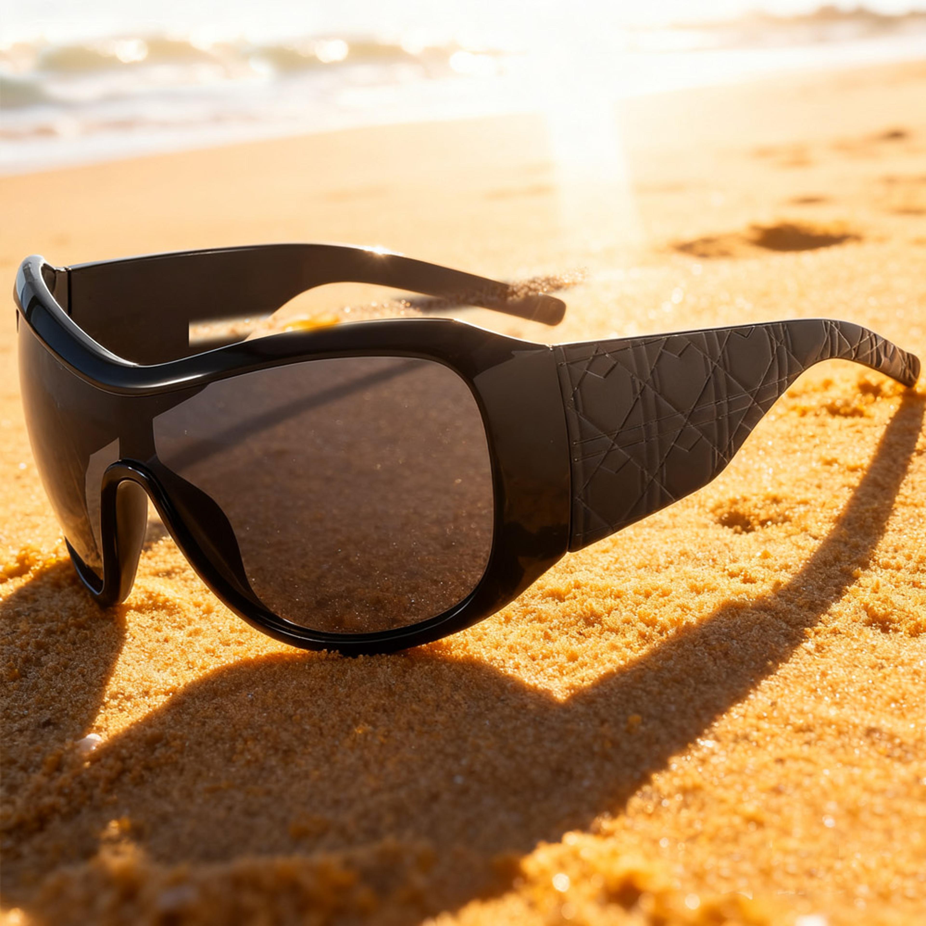 Oversized Sunglasses Vintage Square Shield Gradient Driving Shades For Women  Men 4