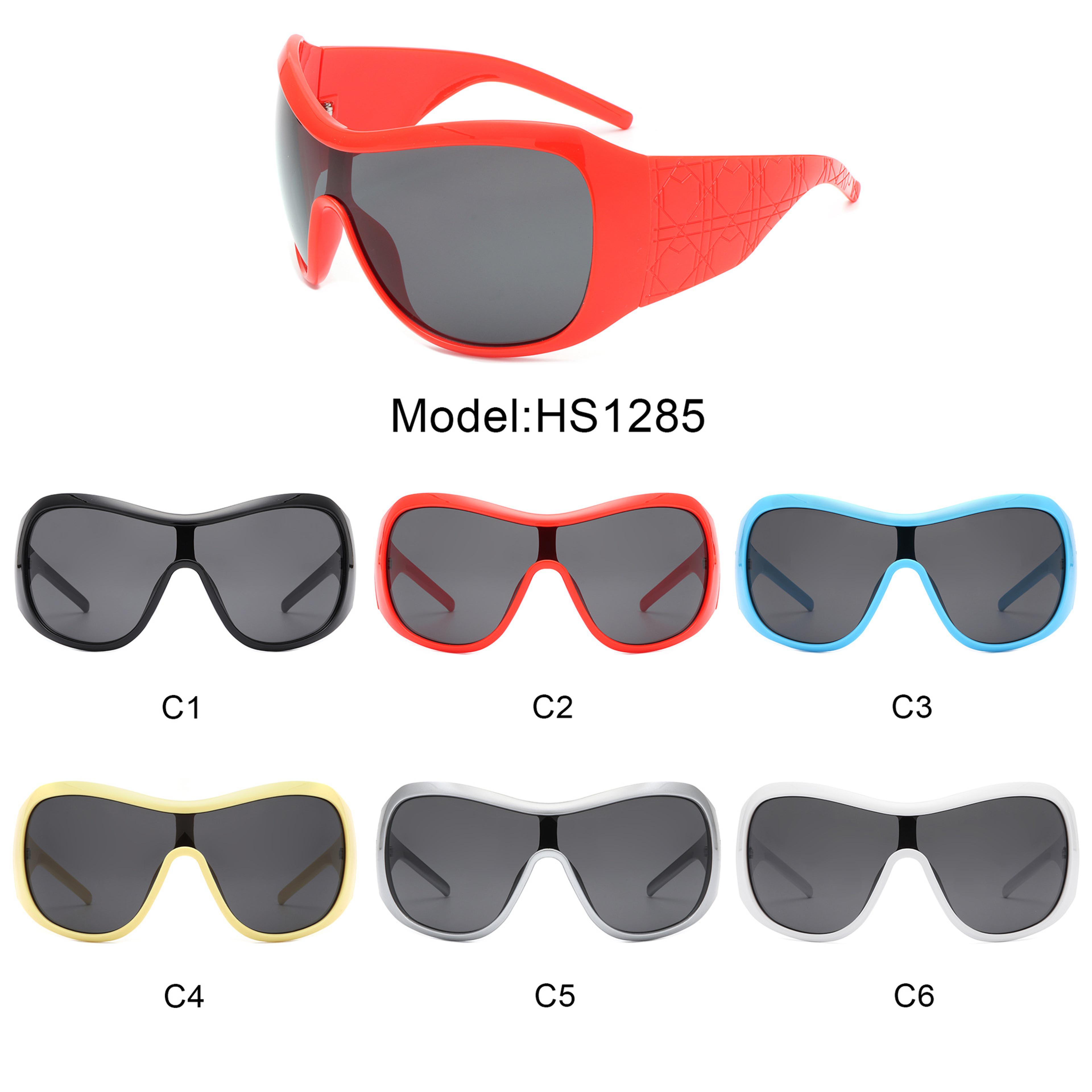Oversized Sunglasses Vintage Square Shield Gradient Driving Shades For Women  Men 5