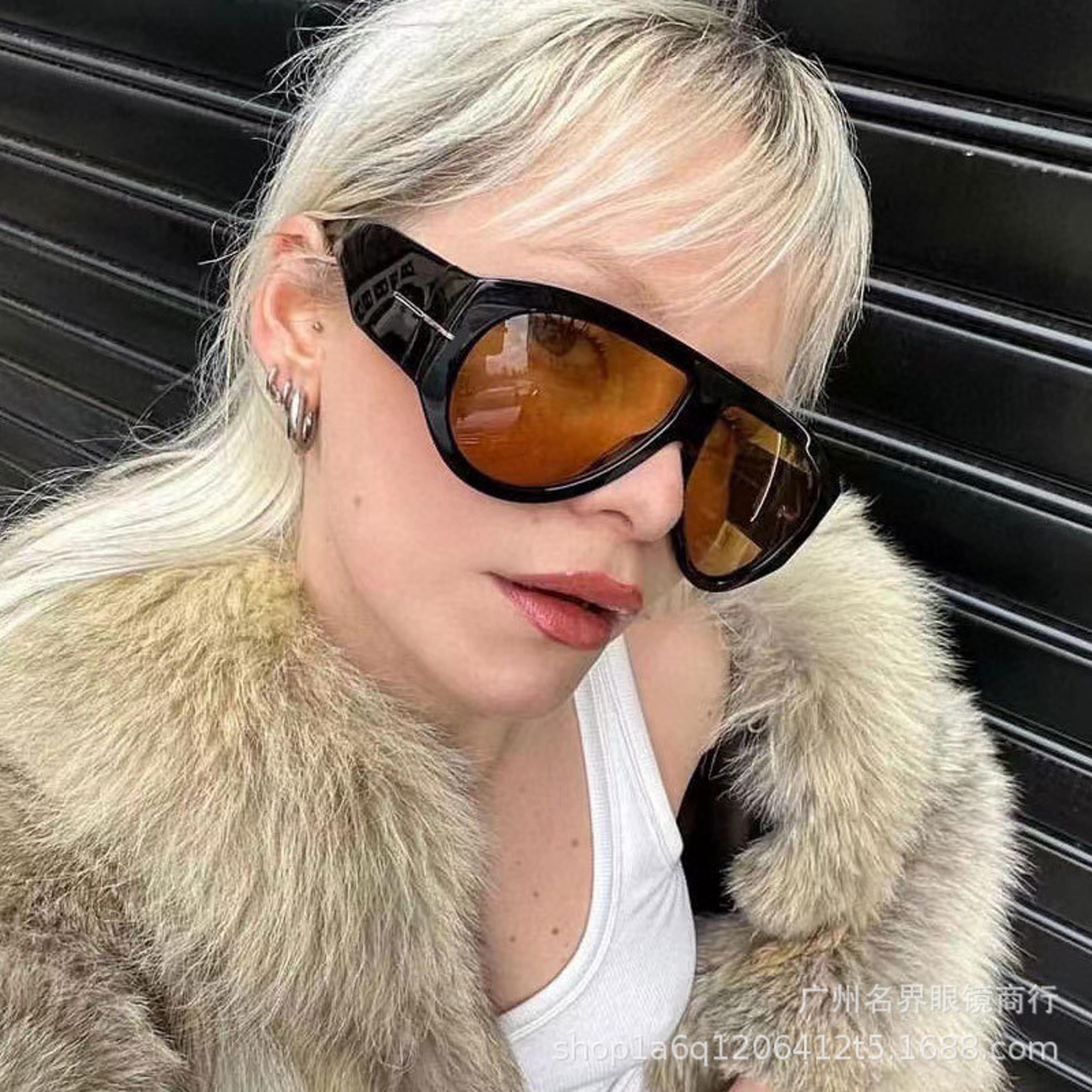 Luxury Oversized Pilot Sunglasses UV400 Retro Aviator Driving Shades For Women  Men 1