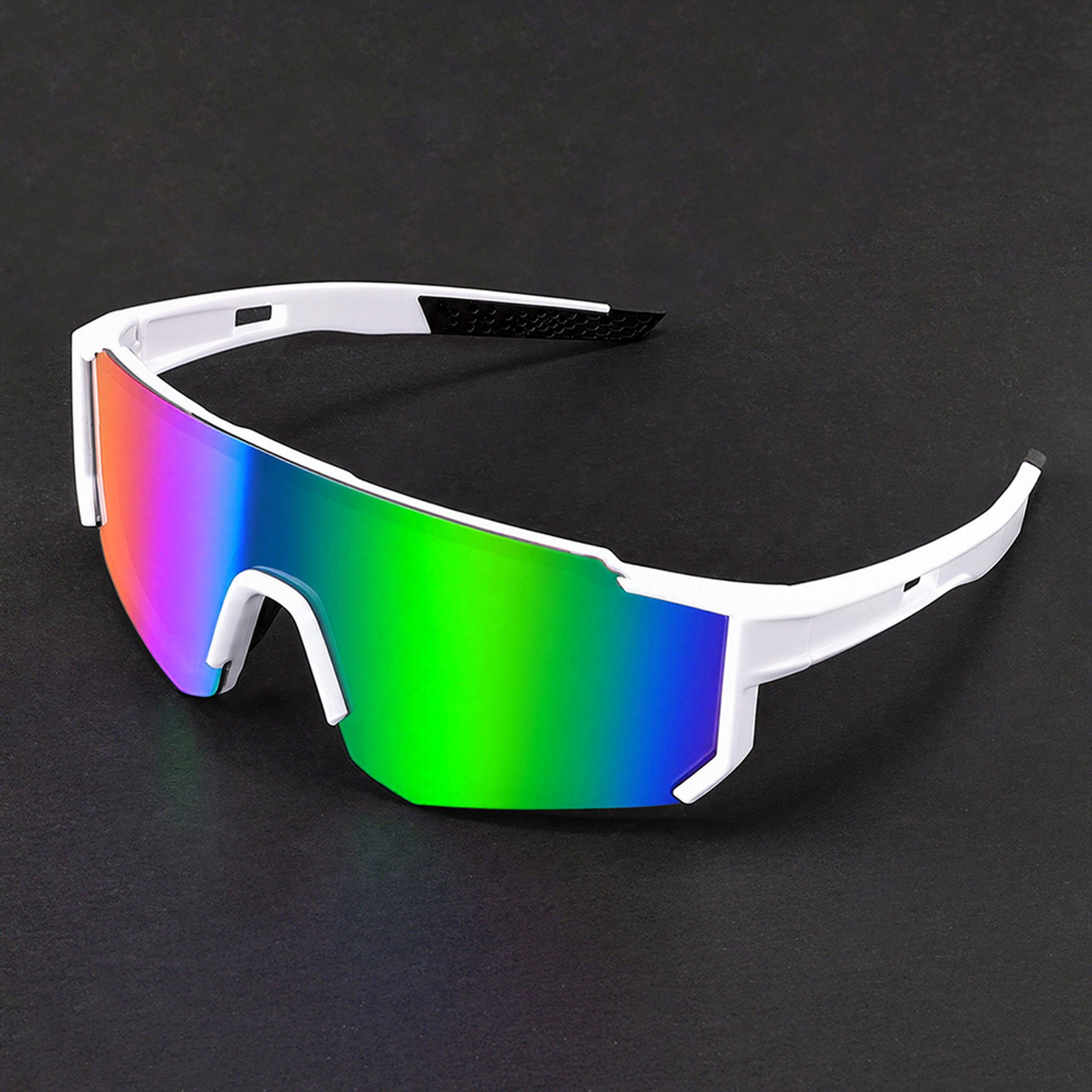 Sport Shield Vintage Sport Sunglasses For Men  Women Windproof UV Protection Cycling Eyewear 10