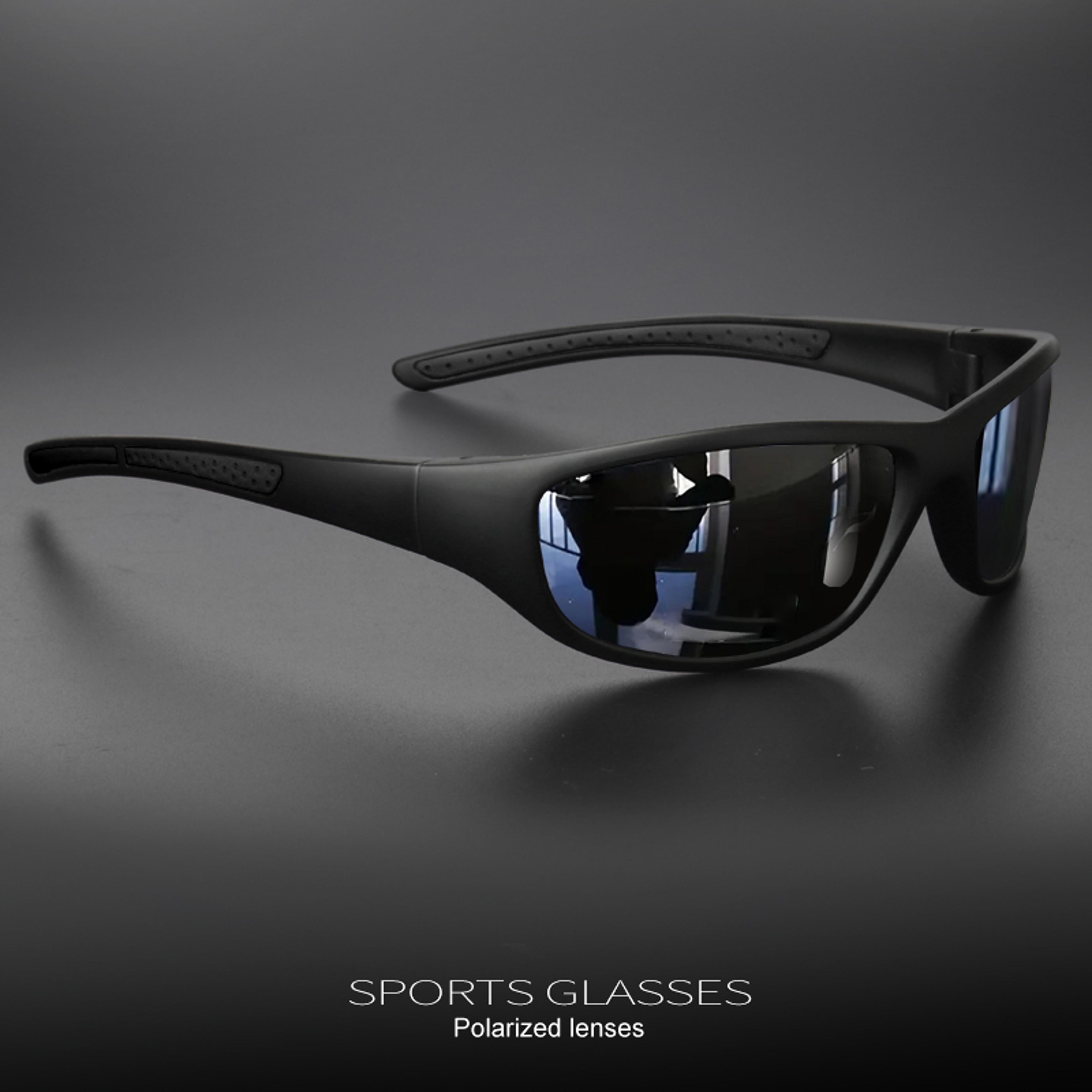 Polarized Sports Sunglasses For Men UV Protection Wrap Around Cycling  Fishing Eyewear 6