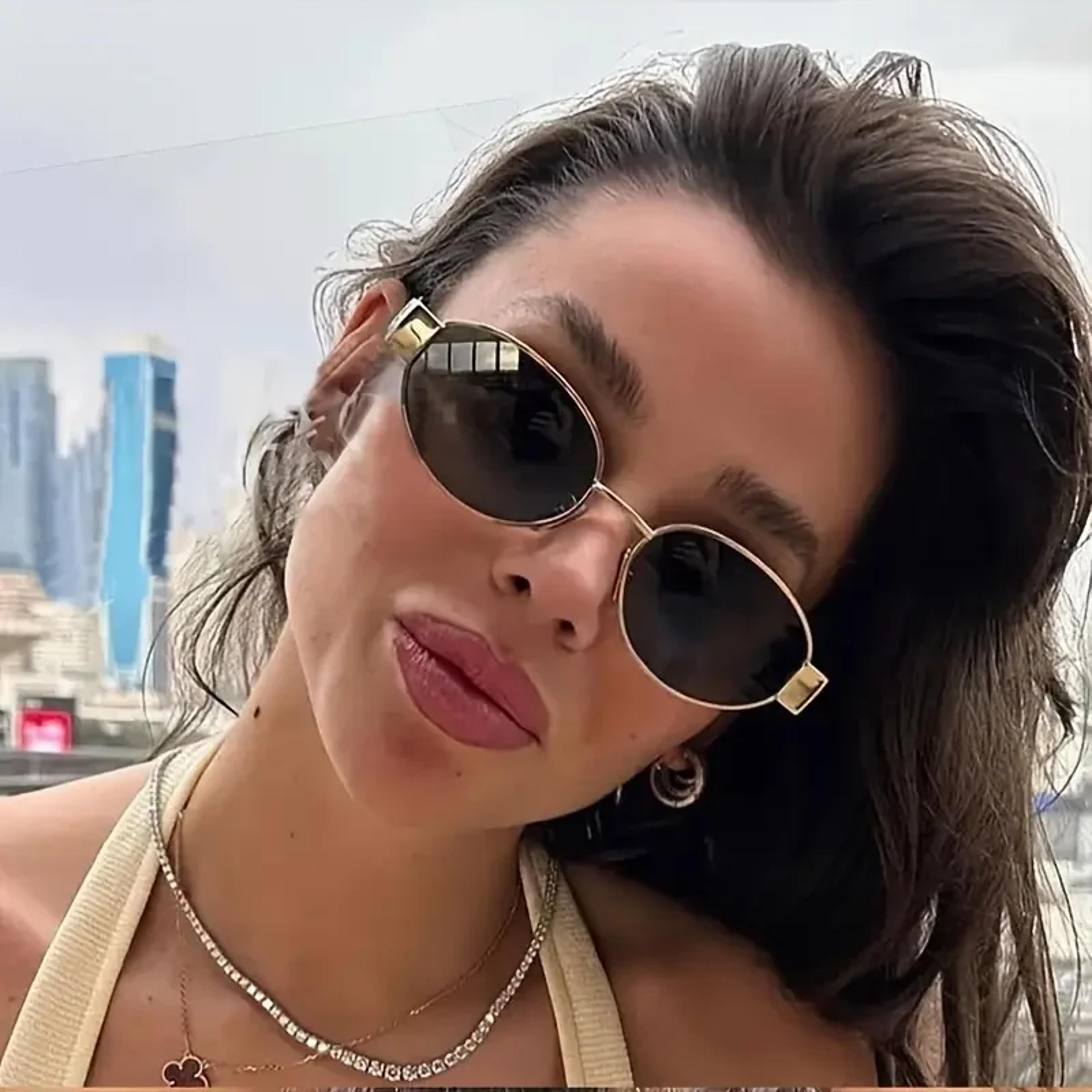 Vintage Oval Sunglasses For Women Classic Metal Frame Sunglasses With Designer Inspired Style 4