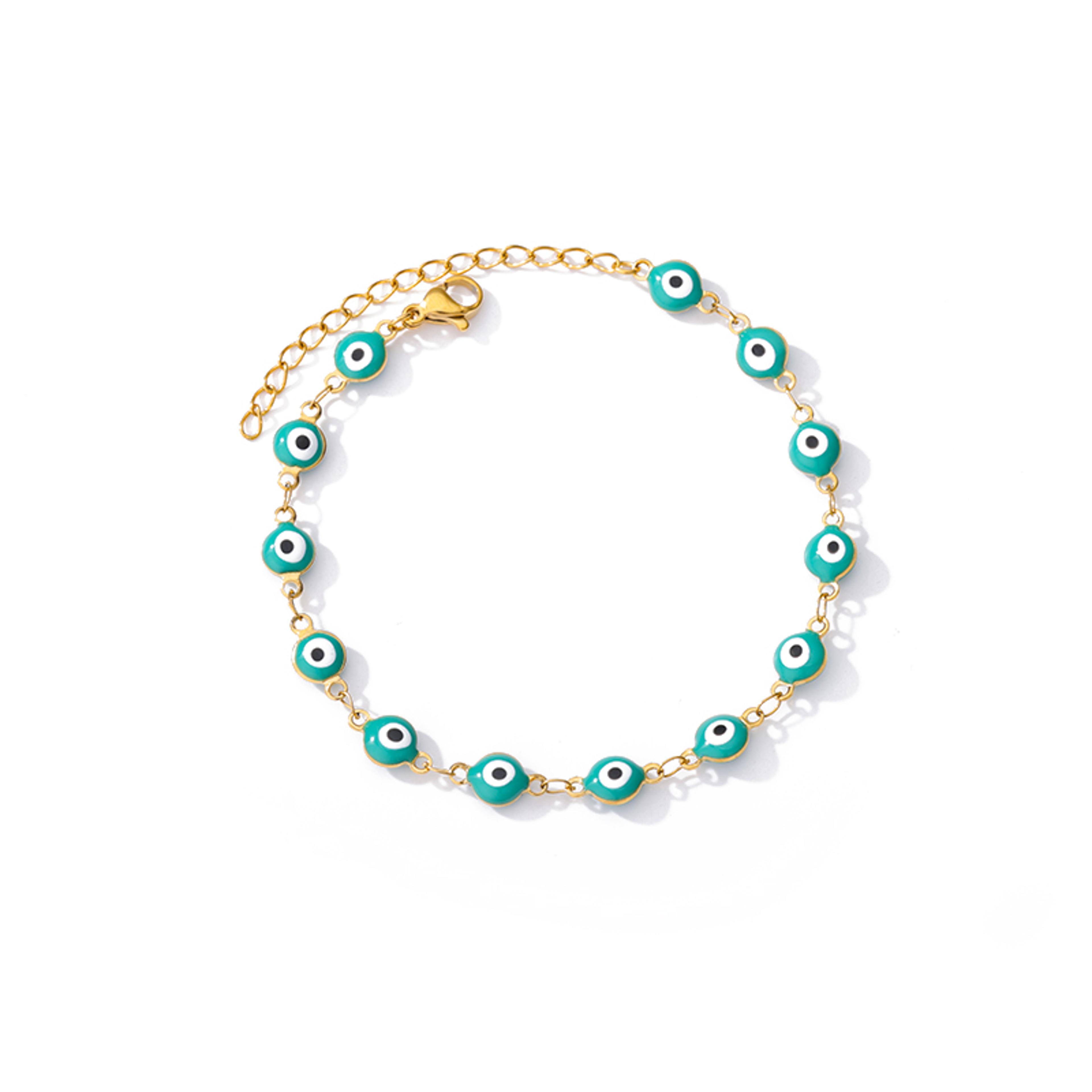 Vintage Sunflower Bracelet  Boho Anklet Stainless Steel Chain For Women  Men 10