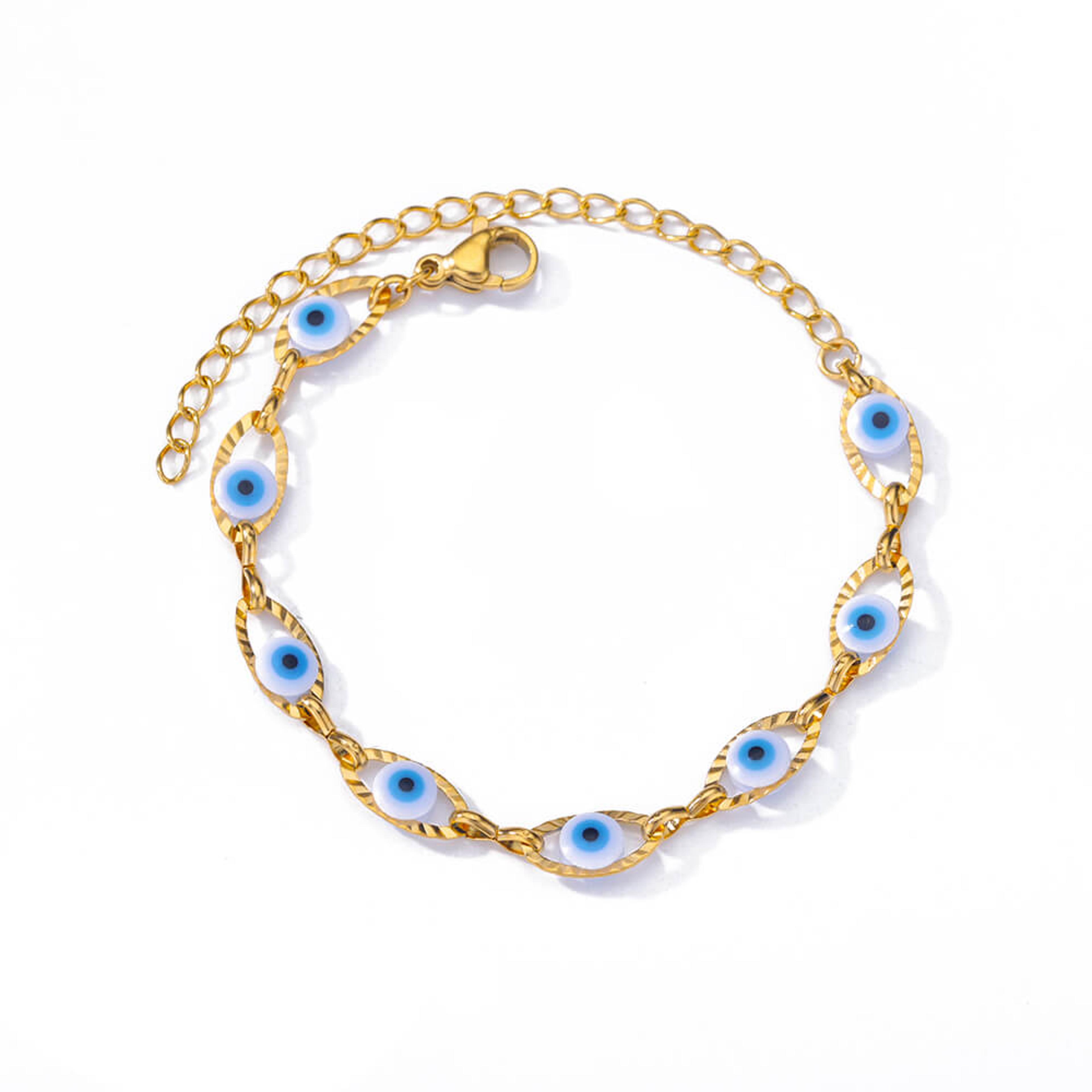 Vintage Sunflower Bracelet  Boho Anklet Stainless Steel Chain For Women  Men 14