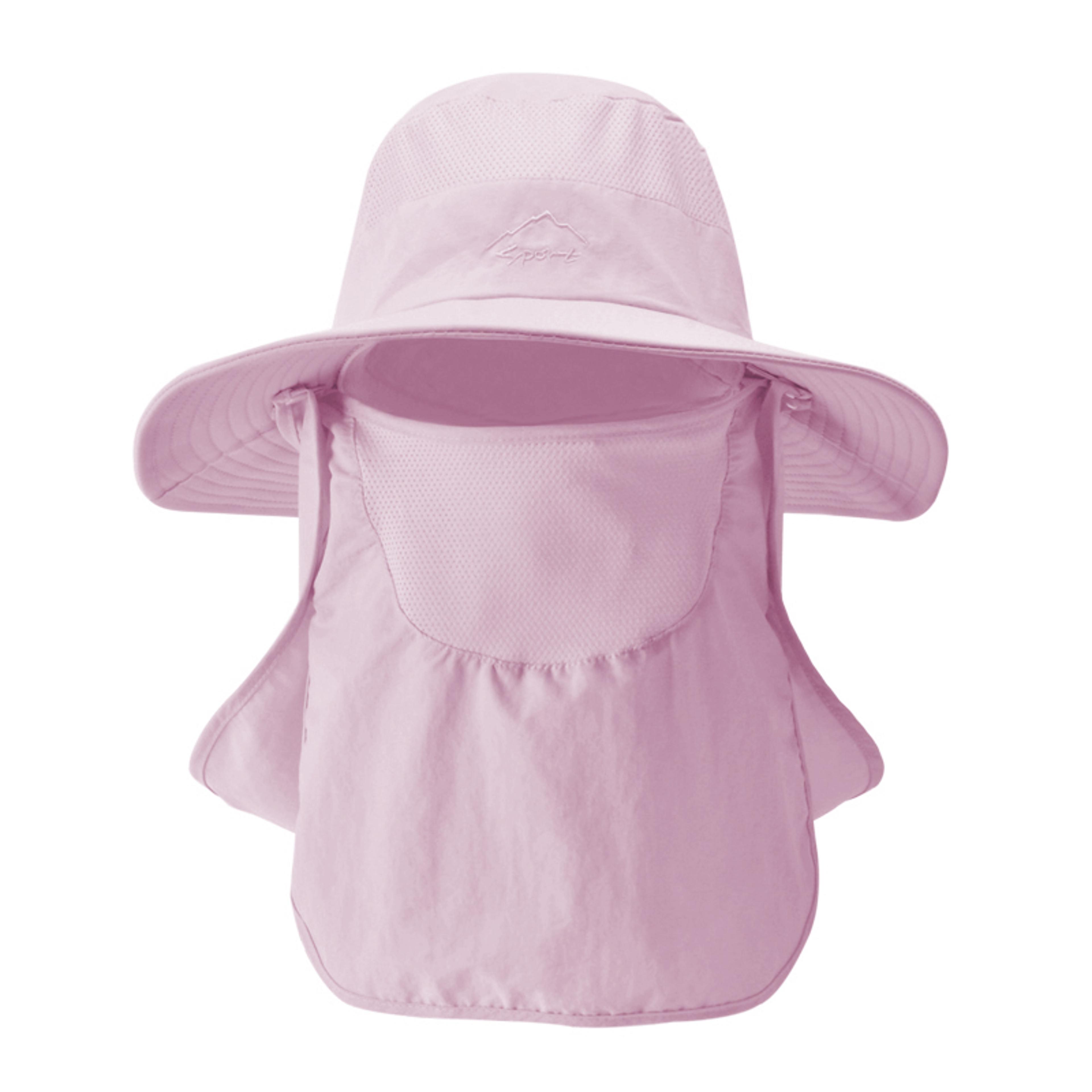 Quick Dry Sun Hat With Face Cover  Neck Flap Breathable Fishing Hat For Outdoor UV Protection 13