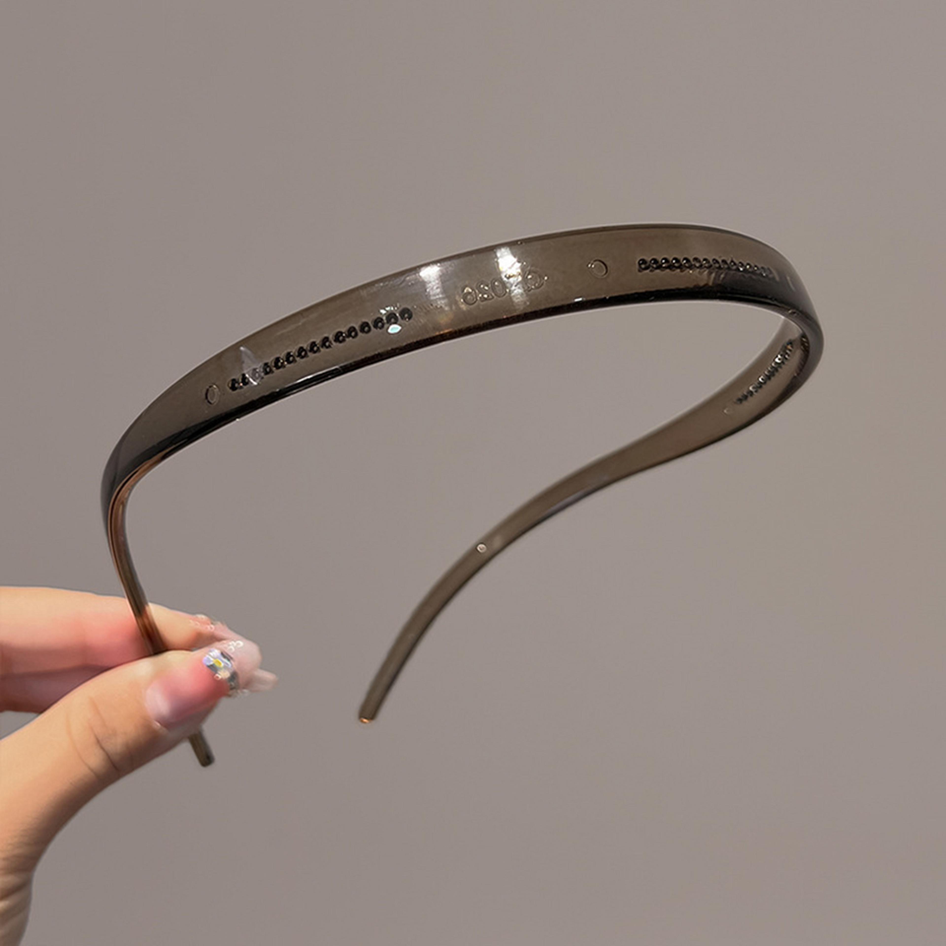 Invisible Sunglasses Headband Anti Slip Acrylic Hair Hoop For Women Everyday Styling 9