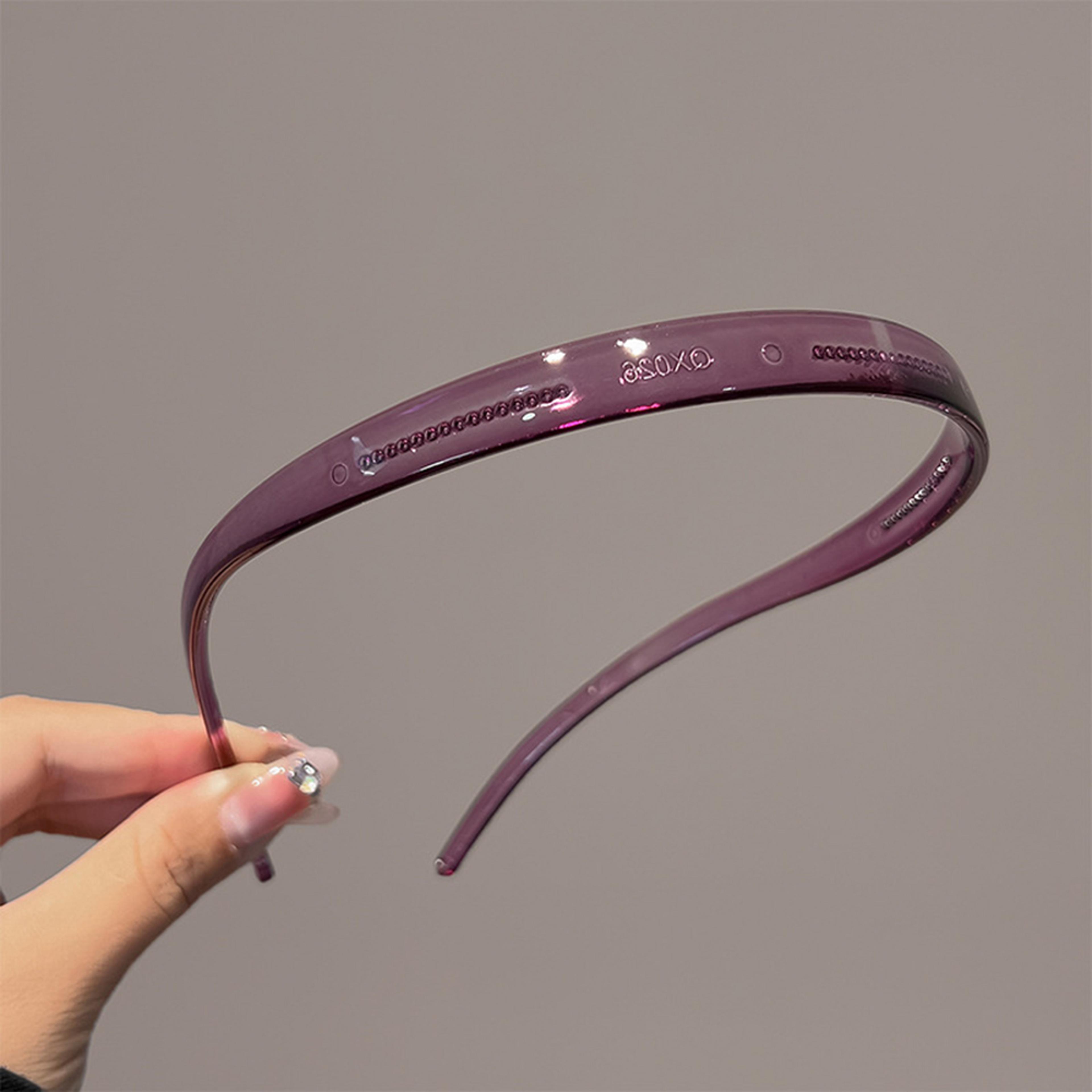 Invisible Sunglasses Headband Anti Slip Acrylic Hair Hoop For Women Everyday Styling 10