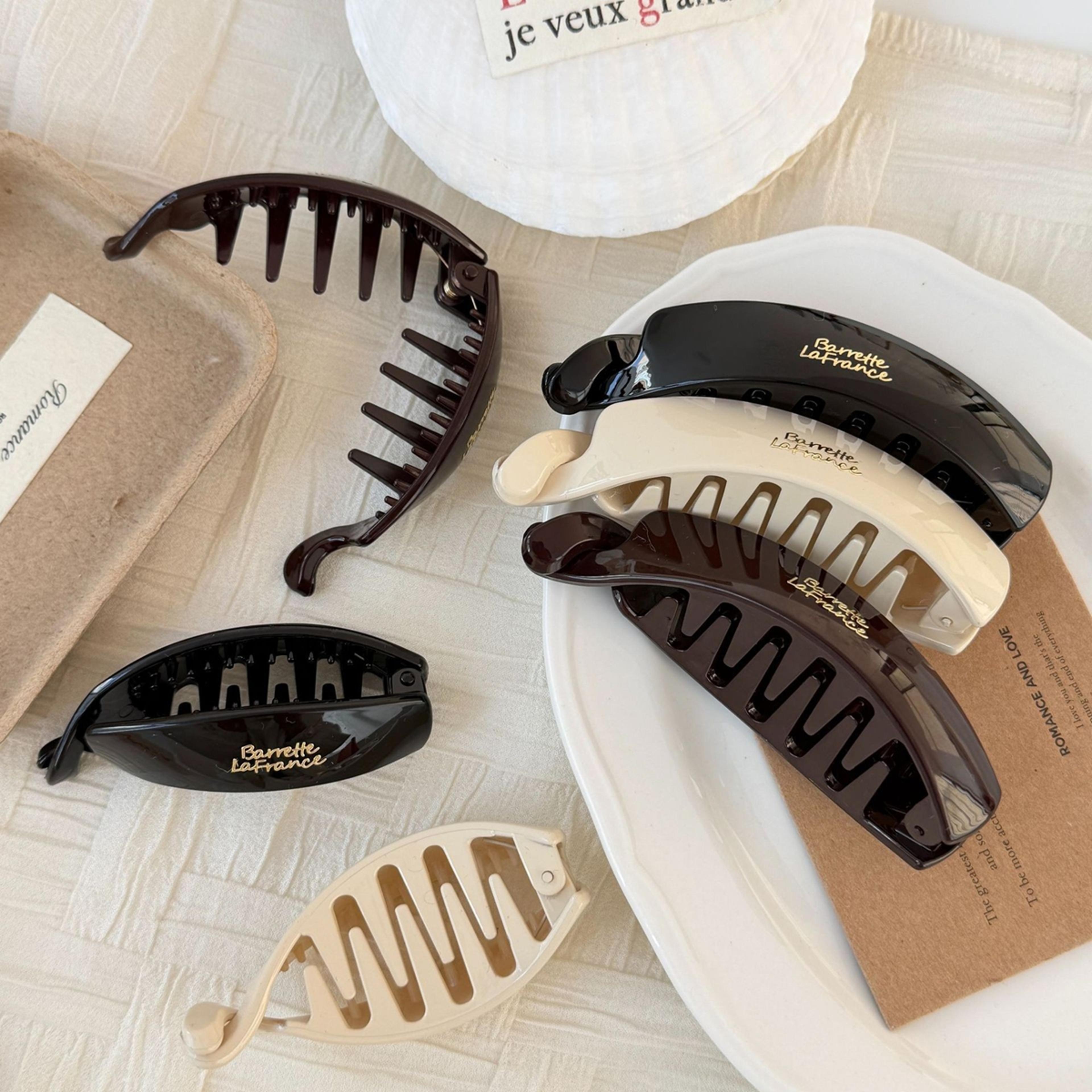 Elegant Banana Hair Clip French Barrette Strong Hold Hair Accessory For Women  Girls 2