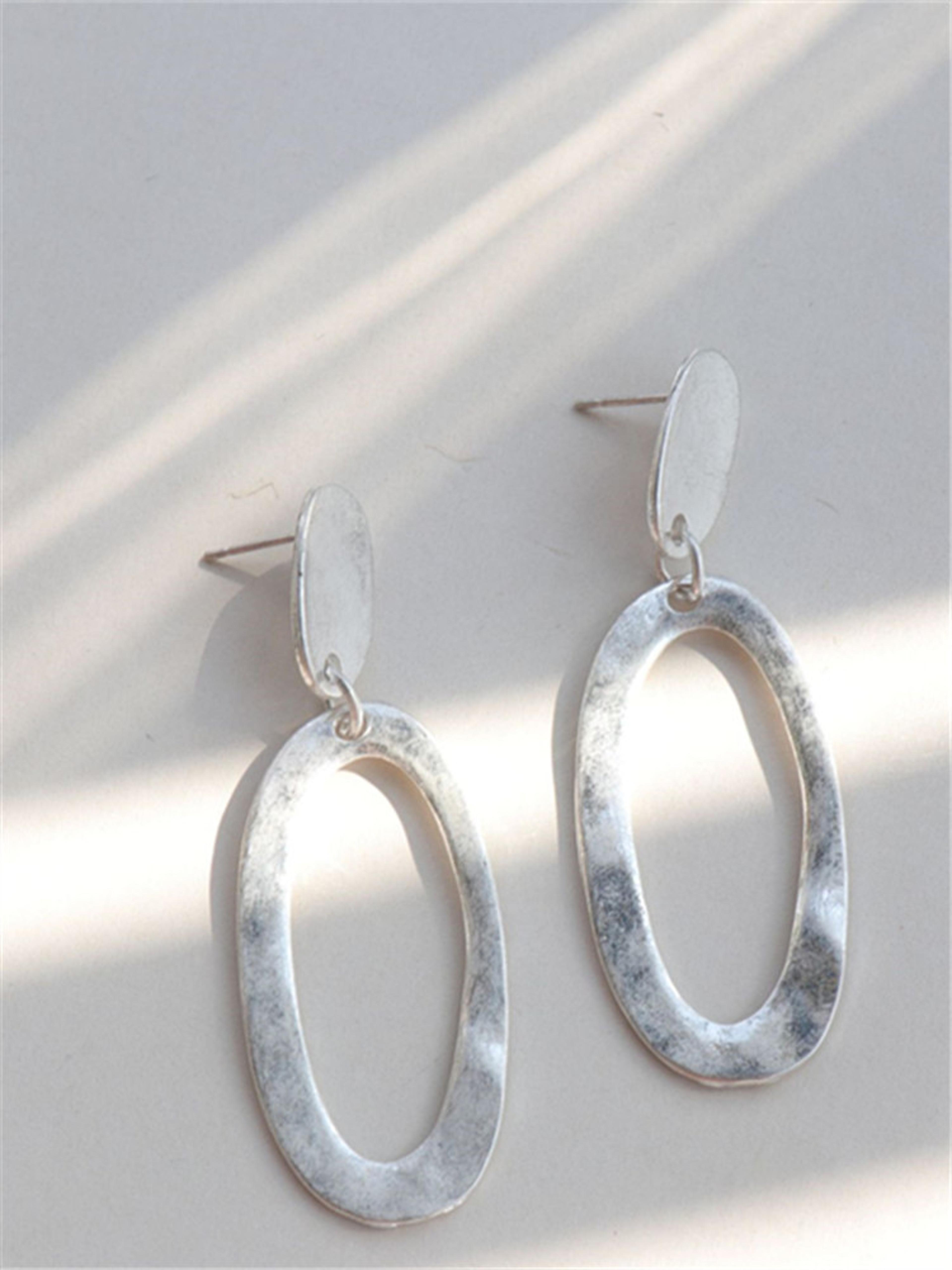 Geometric Earrings Vintage Gold Statement Earrings For Women 2