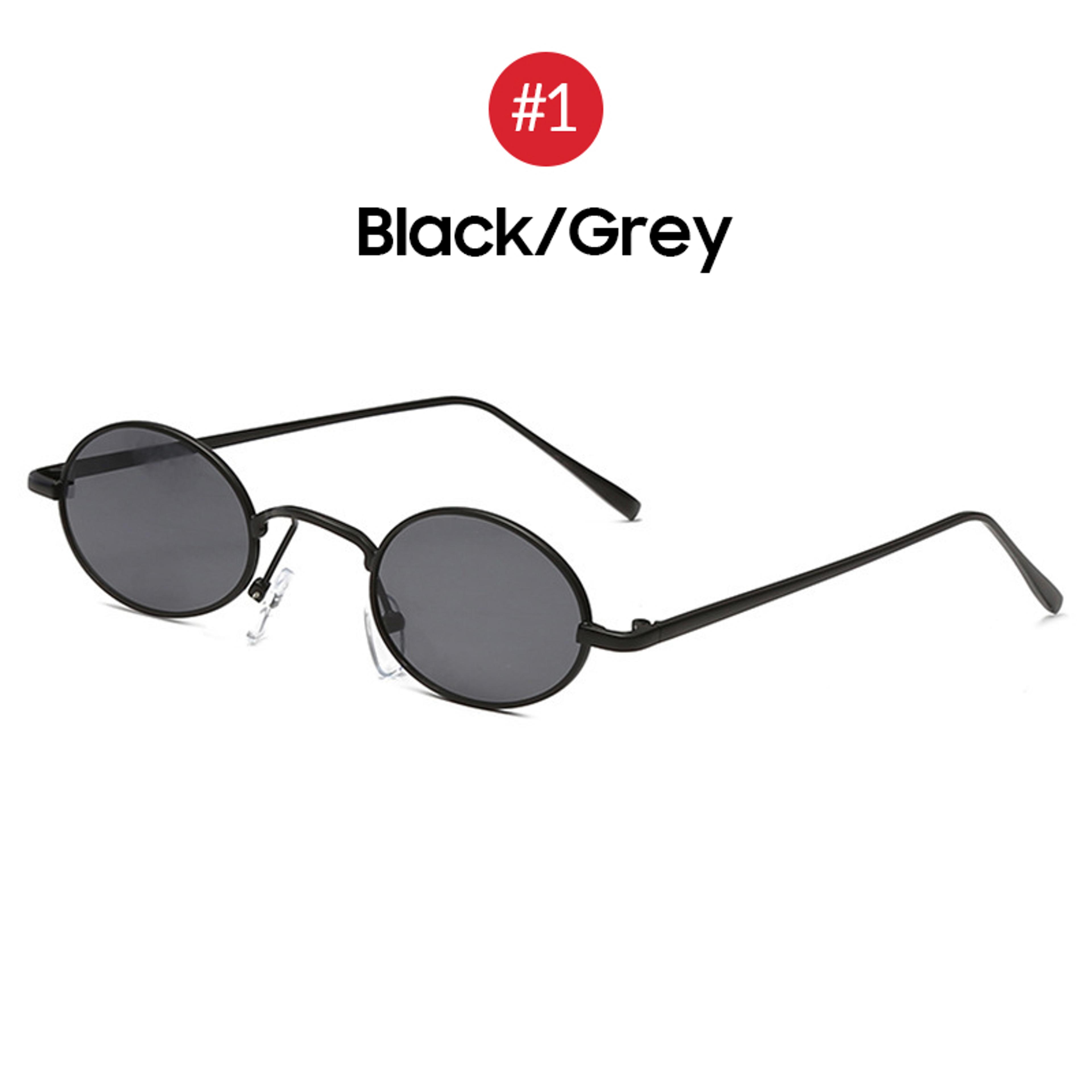Small Oval Sunglasses For Women Vintage Sunglasses With Gold Metal Frame Retro Shades 6