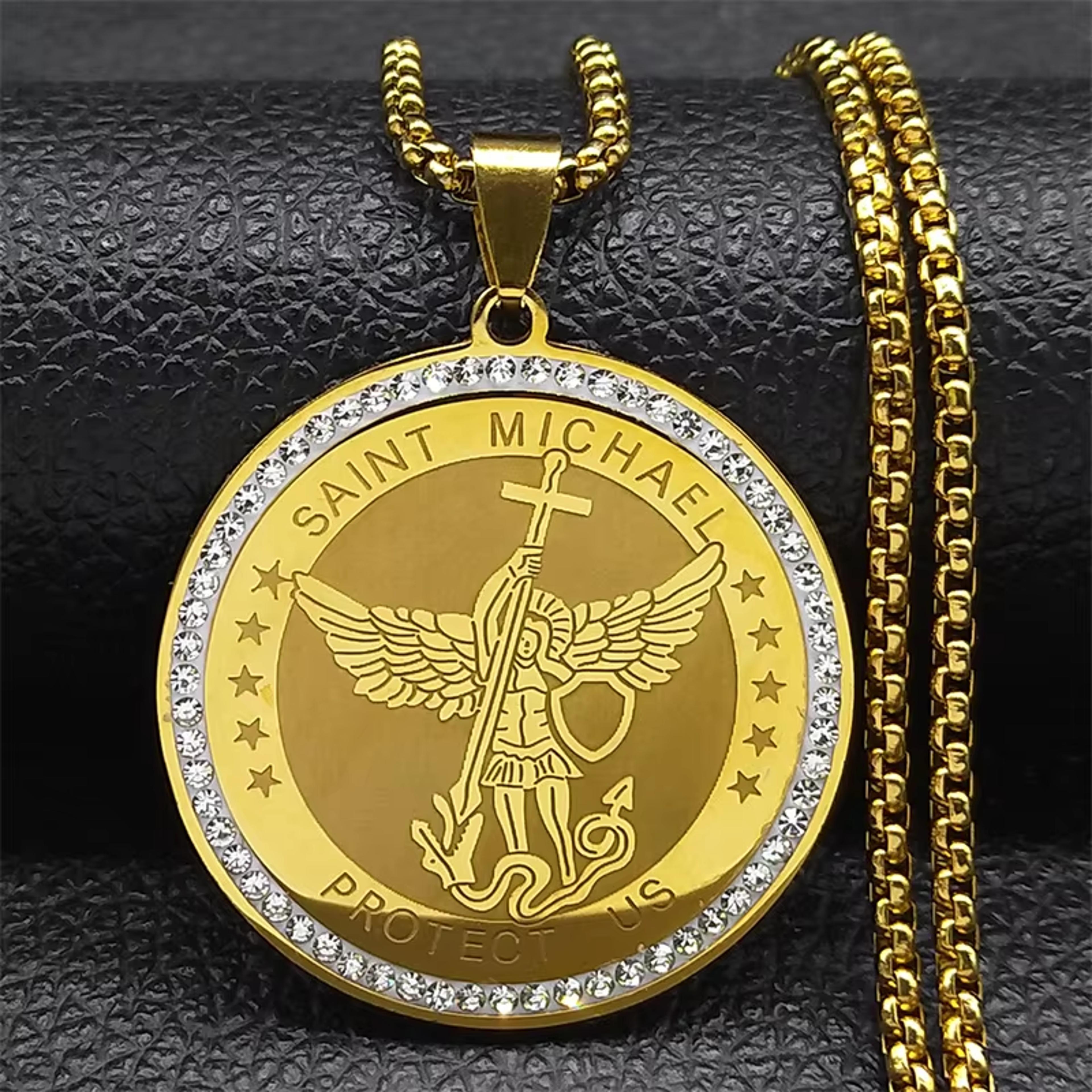 Seven Archangels Necklace With Seal Of Solomon Stainless Steel Protection Pendant 6