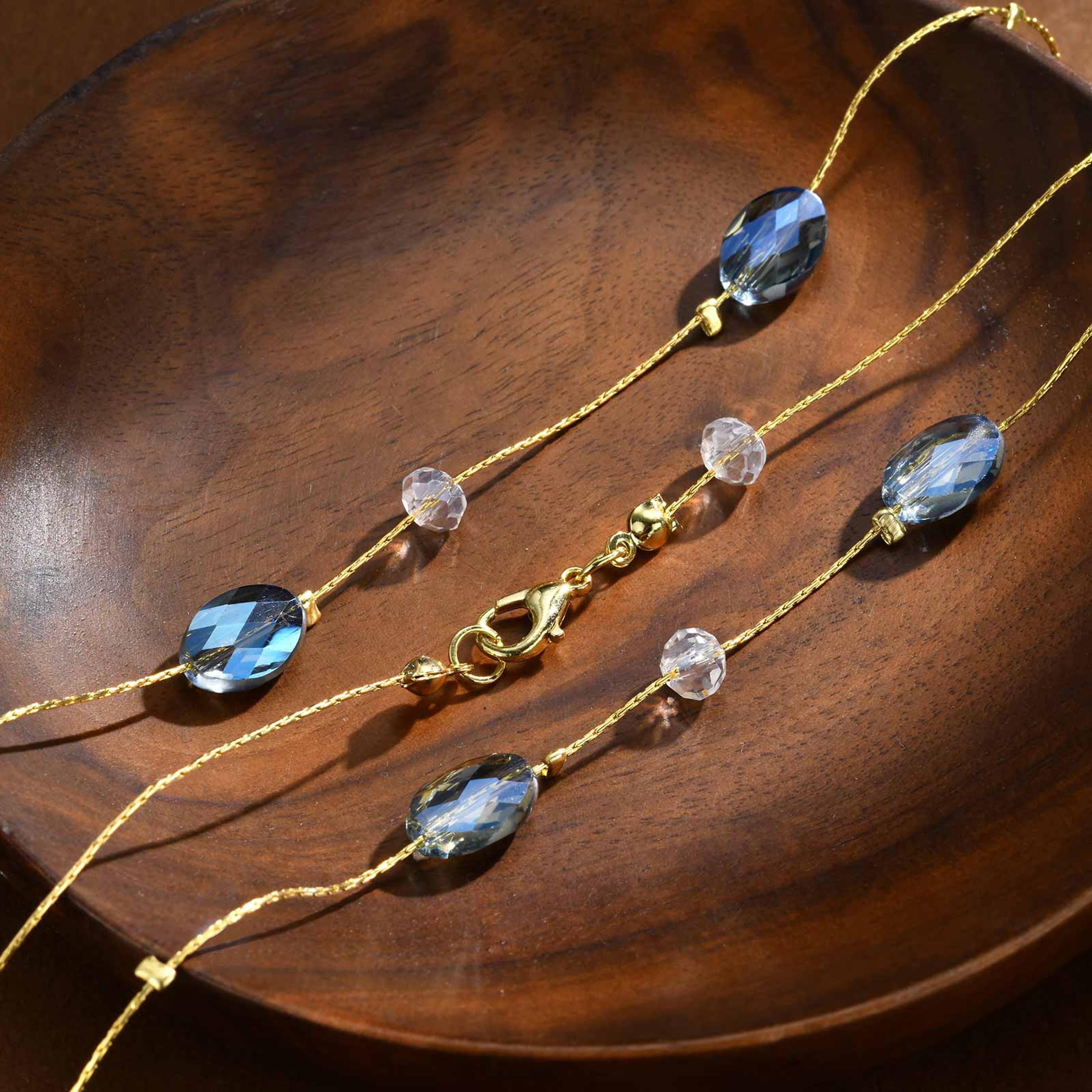 stainless steel layered necklace for women