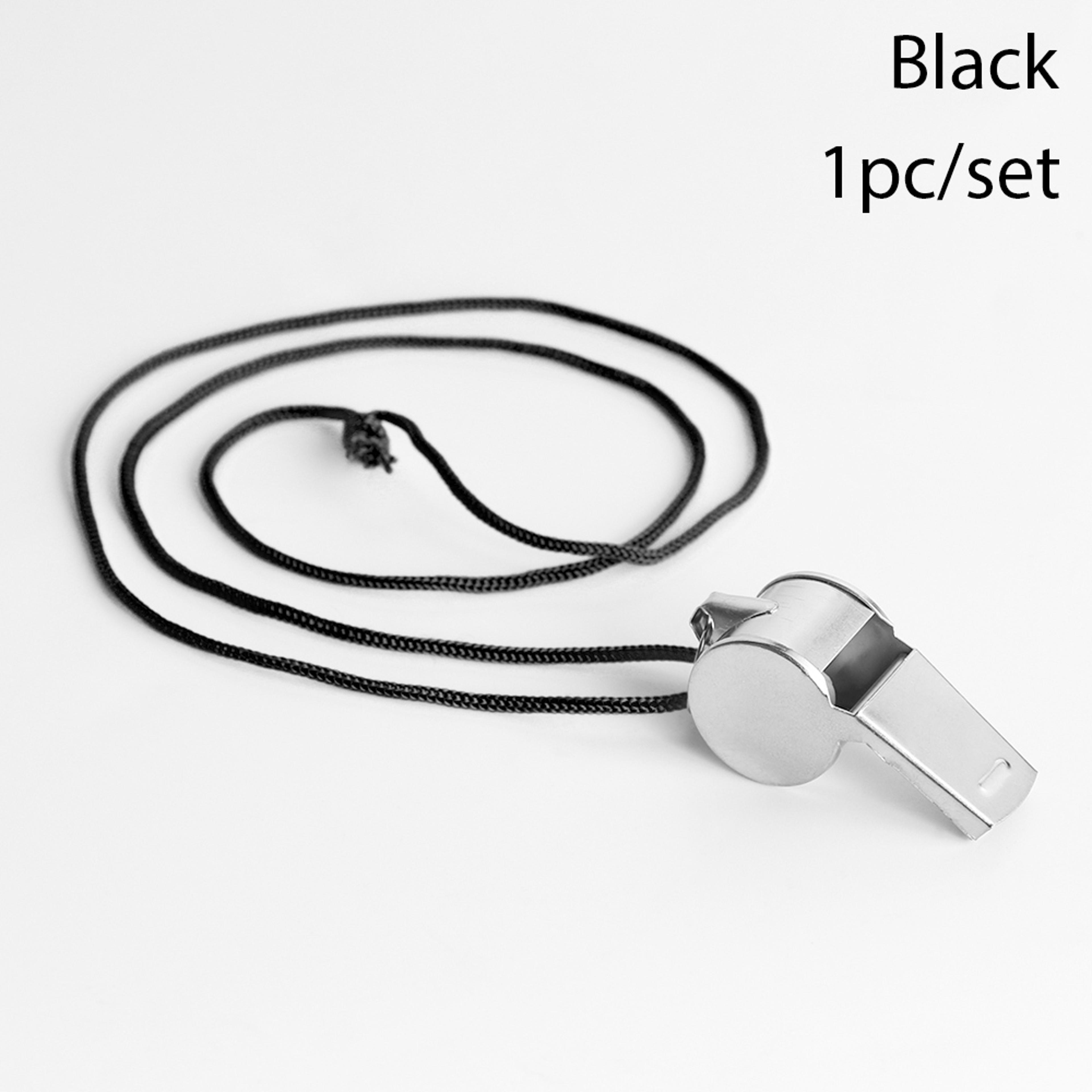 Professional Stainless Steel Whistle With Lanyard For Referees Coaches  Sports Training 4