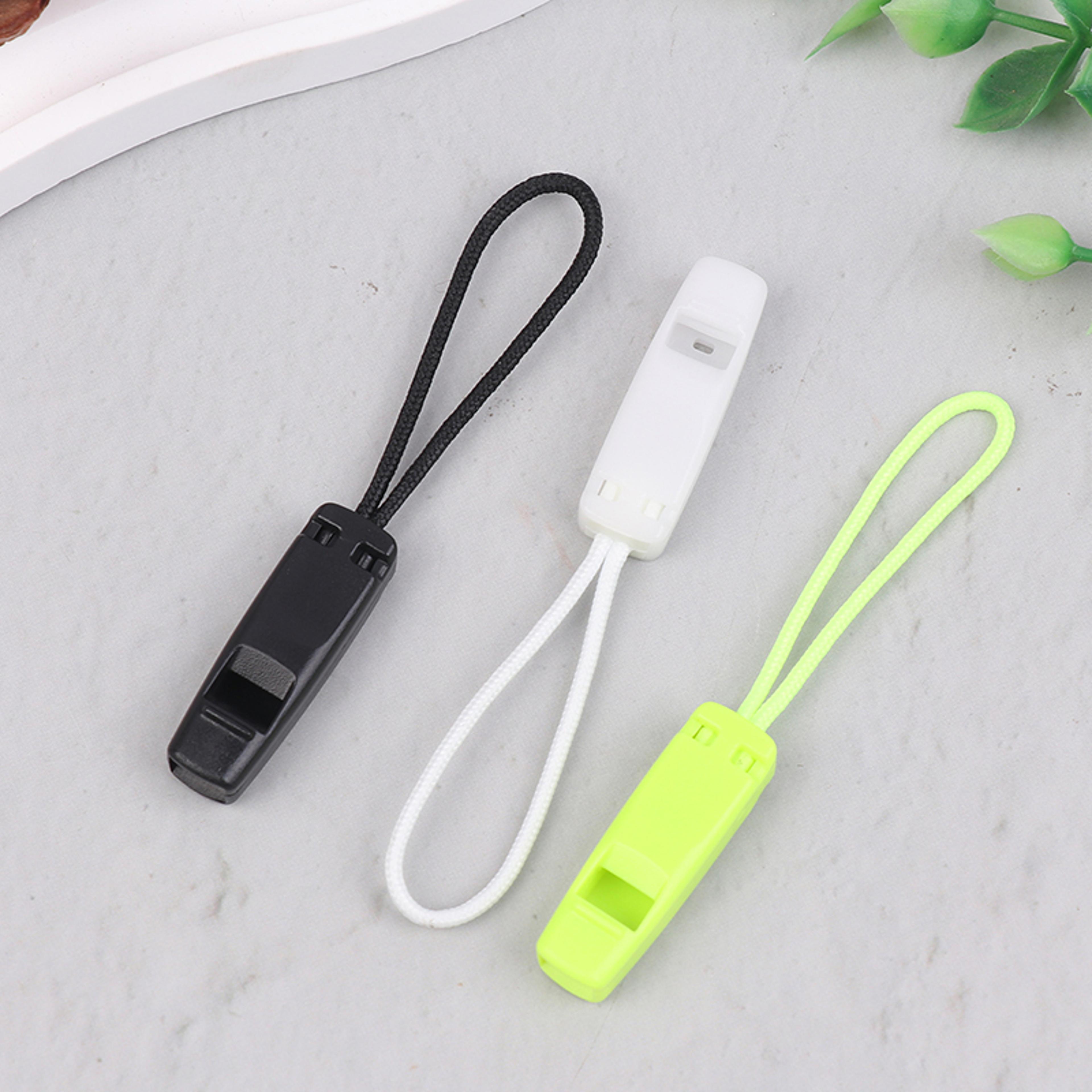 Survival Whistle Zipper Pulls For Backpack Camping And Emergency Safety 3