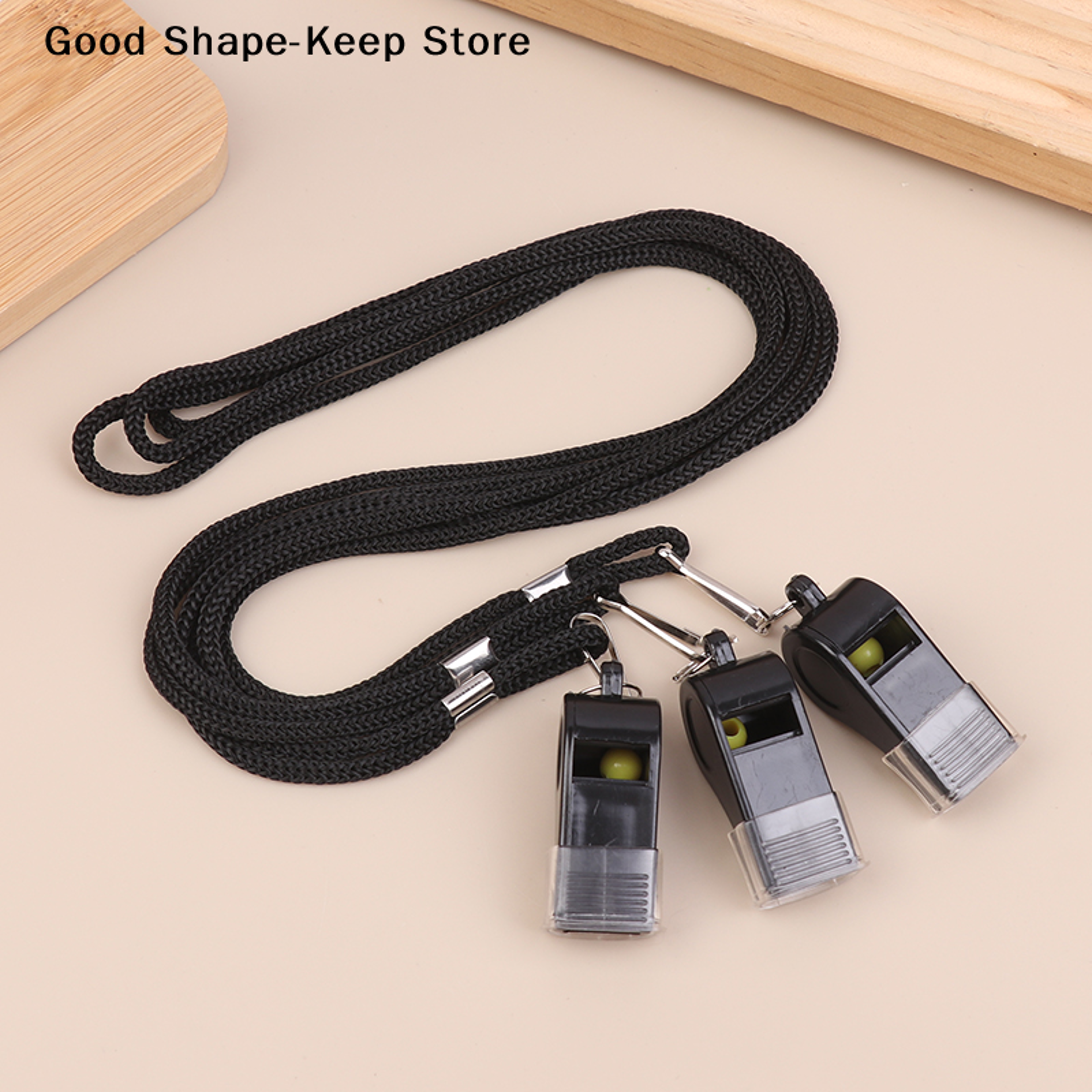Referee Whistle With Lanyard Loud Sports Whistle For Coaches Hiking  Games 235 Pack 2