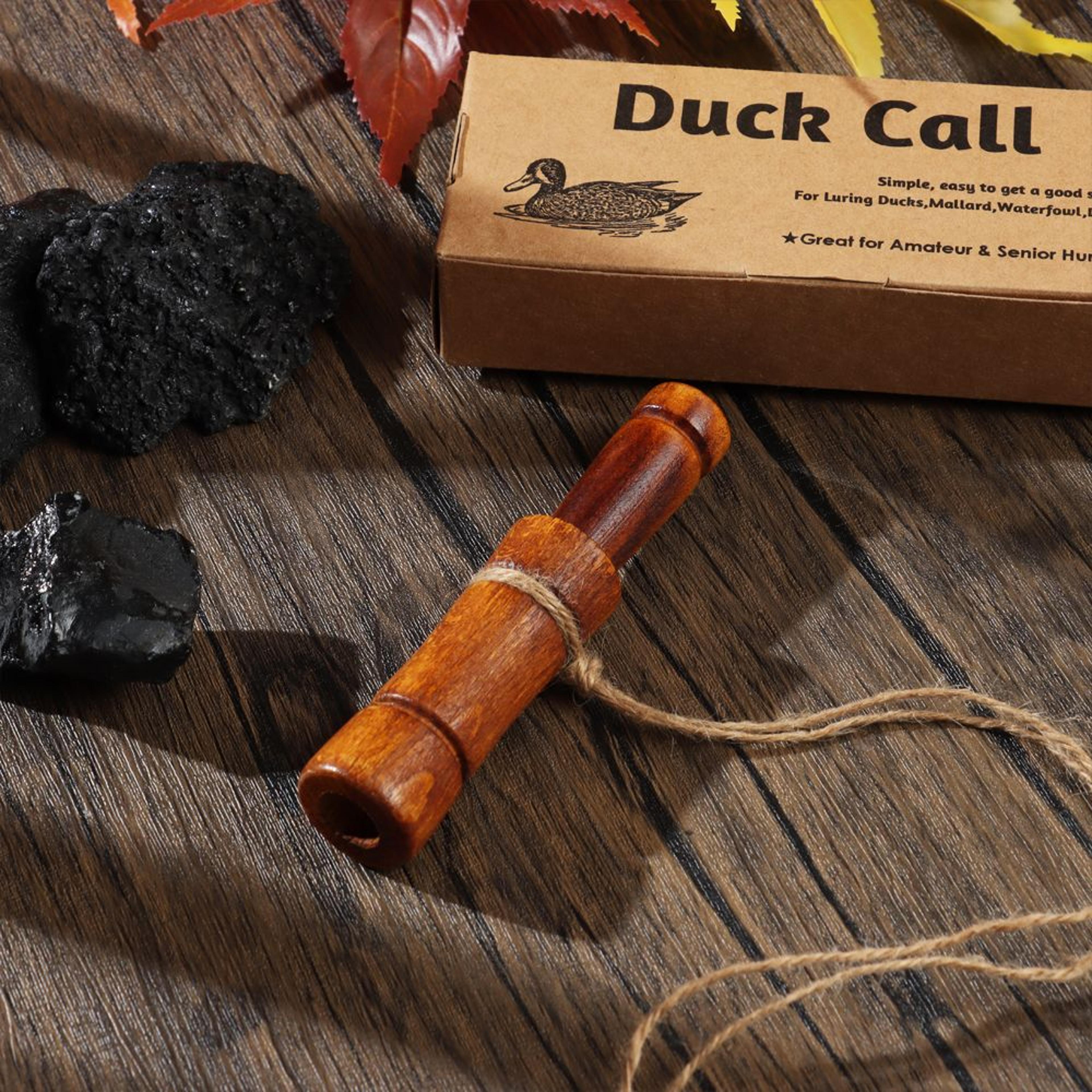 Realistic Duck Call Wooden Duck Hunting Whistle For Mallard  Waterfowl Hunting 2