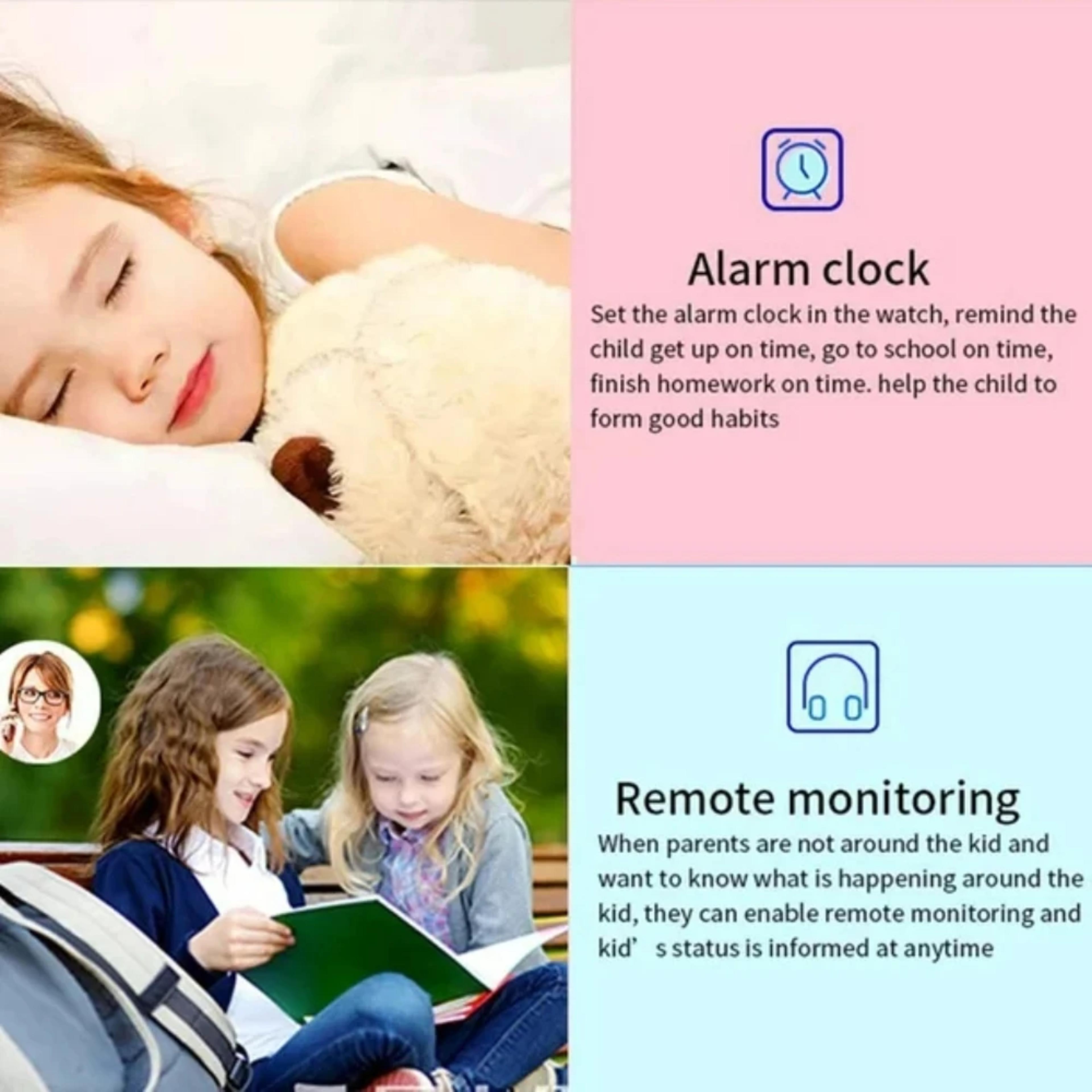 Kids Smart Watch GPS Tracker With Calling Camera  Waterproof Smartwatch For Children 6