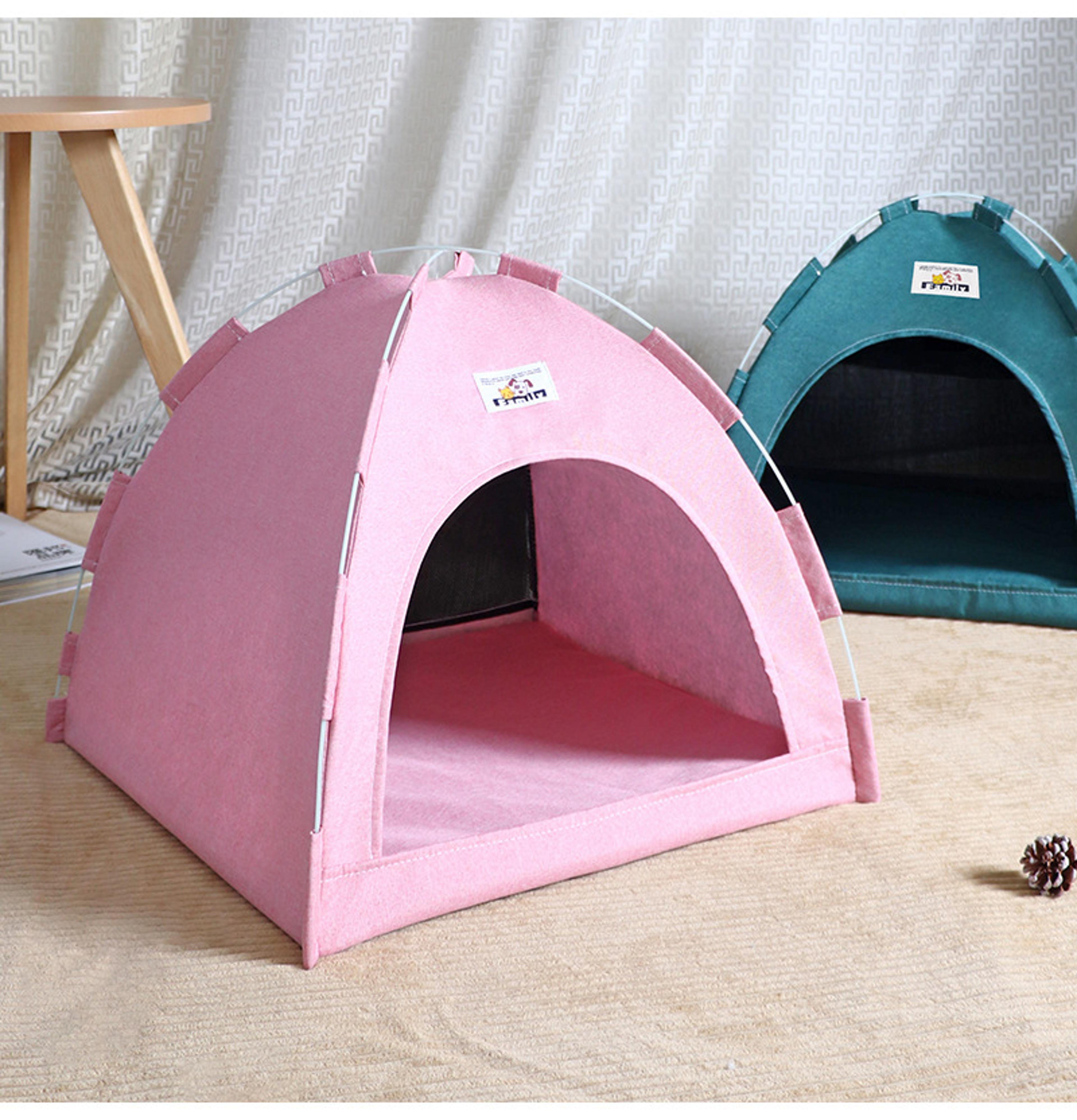 Portable Foldable Pet House Breathable Cat Tent  Dog Bed For Indoor Outdoor All Season Comfort 1