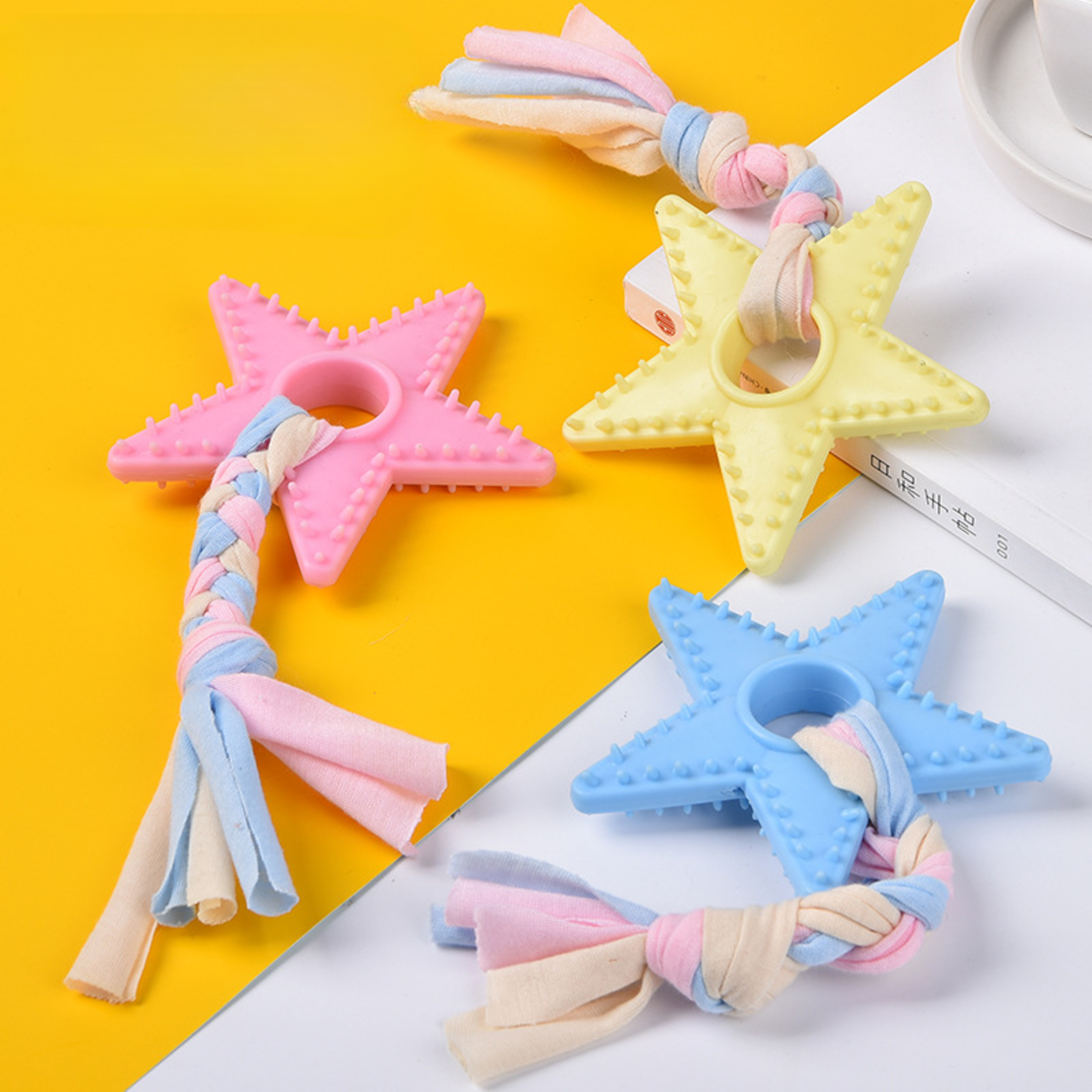Durable Rubber Dog Toothbrush Bone For Aggressive Chewers Dental Care Toy 4
