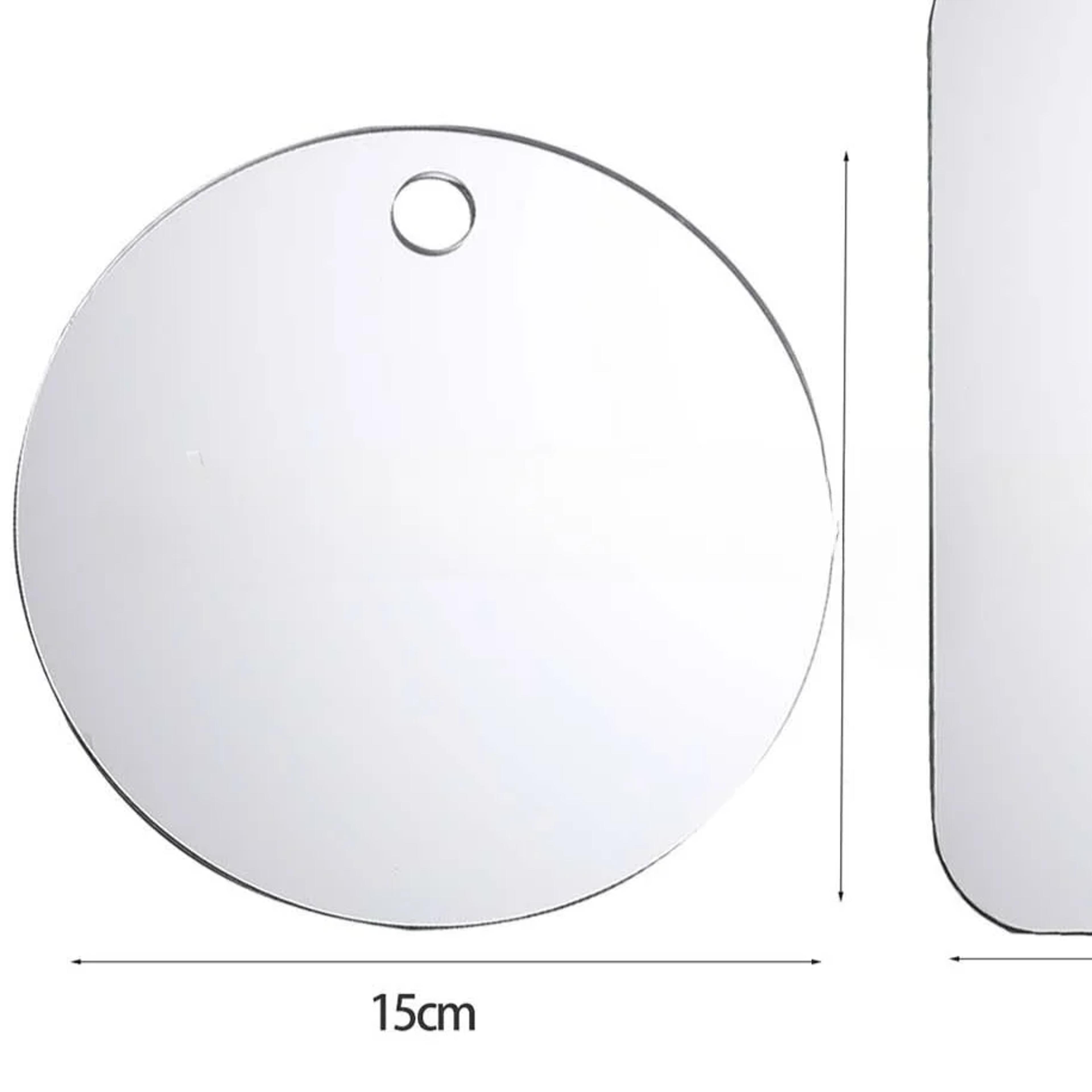 Portable Fog Free Shower Mirror With Suction Cup Unbreakable Acrylic Travel Mirror For Shaving  Mak 9