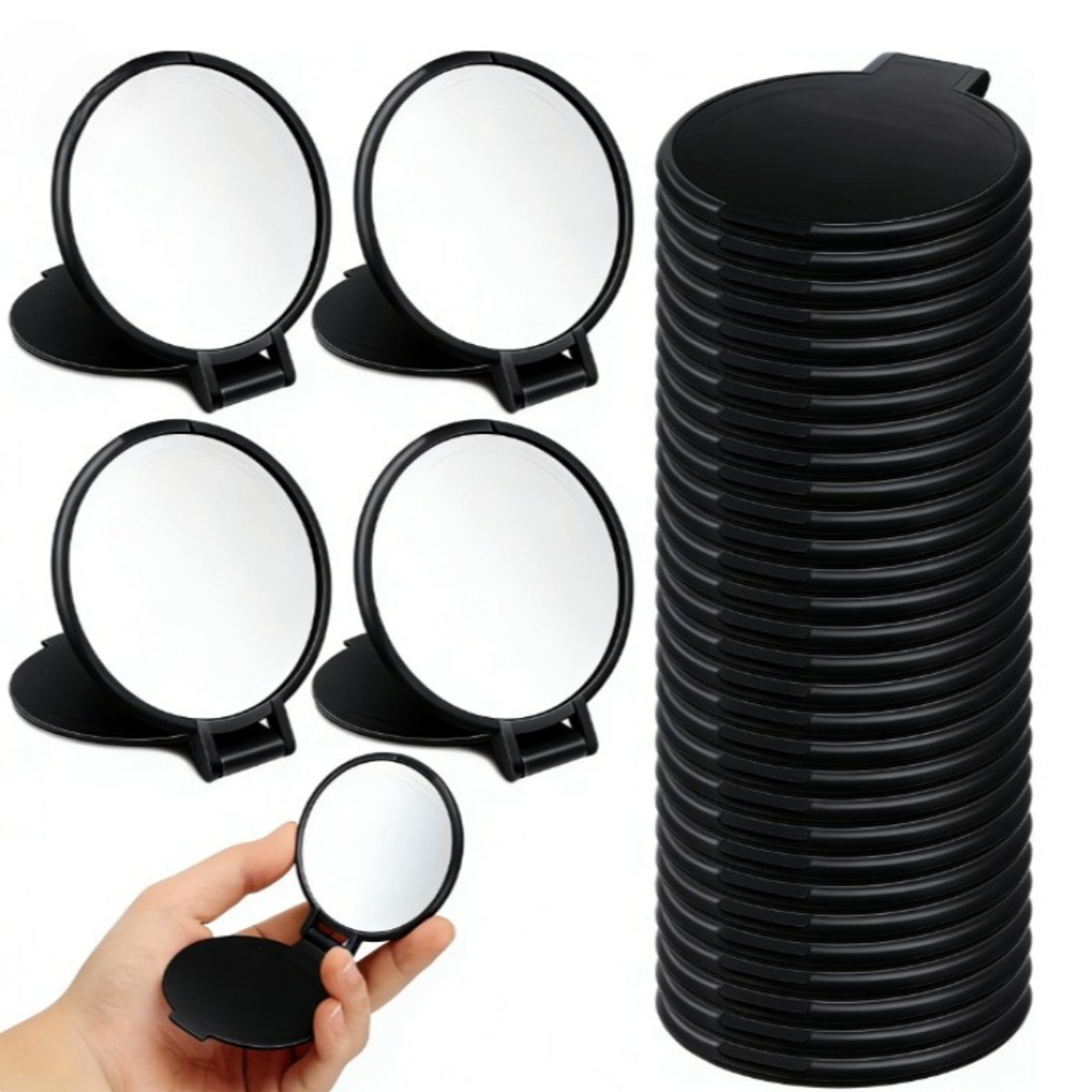 Portable Makeup Mirror Set Foldable Pocket Cosmetic Mirrors For Travel Gifts  Daily Beauty 9