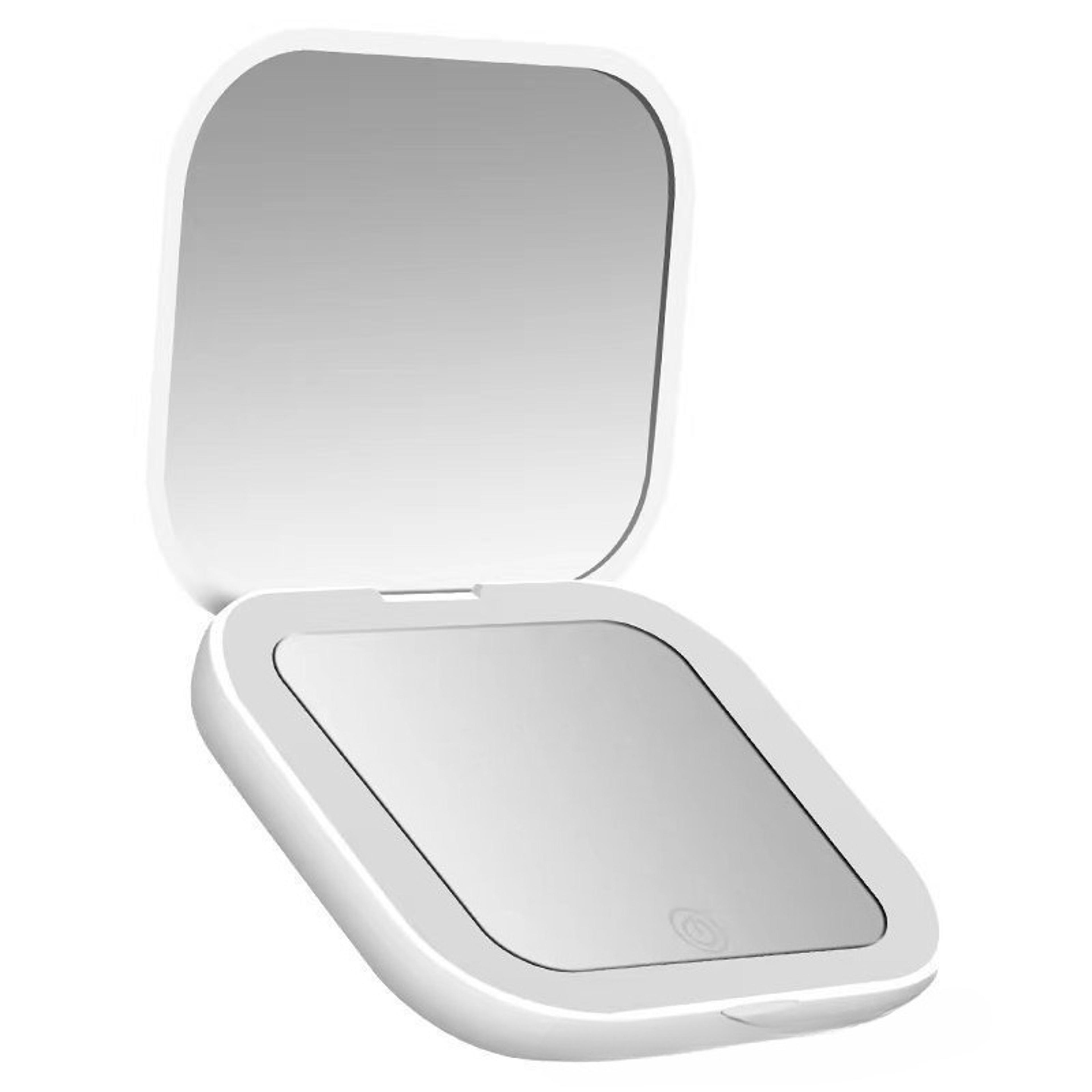 LED Compact Mirror With Light Magnifying Travel Makeup Mirror For Purse  Pocket 1