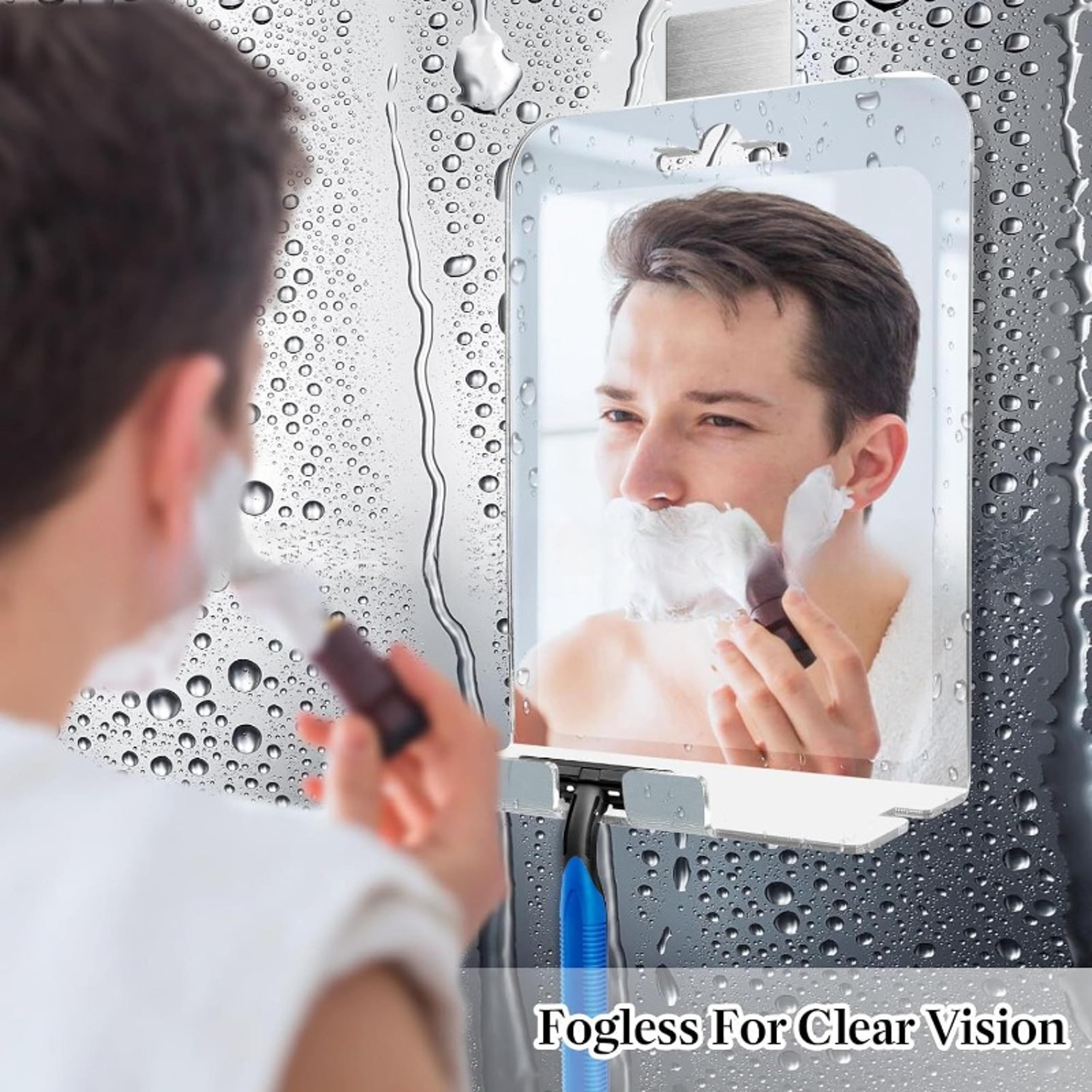 large anti fog shower mirror fogless acrylic bathroom shaving mirror