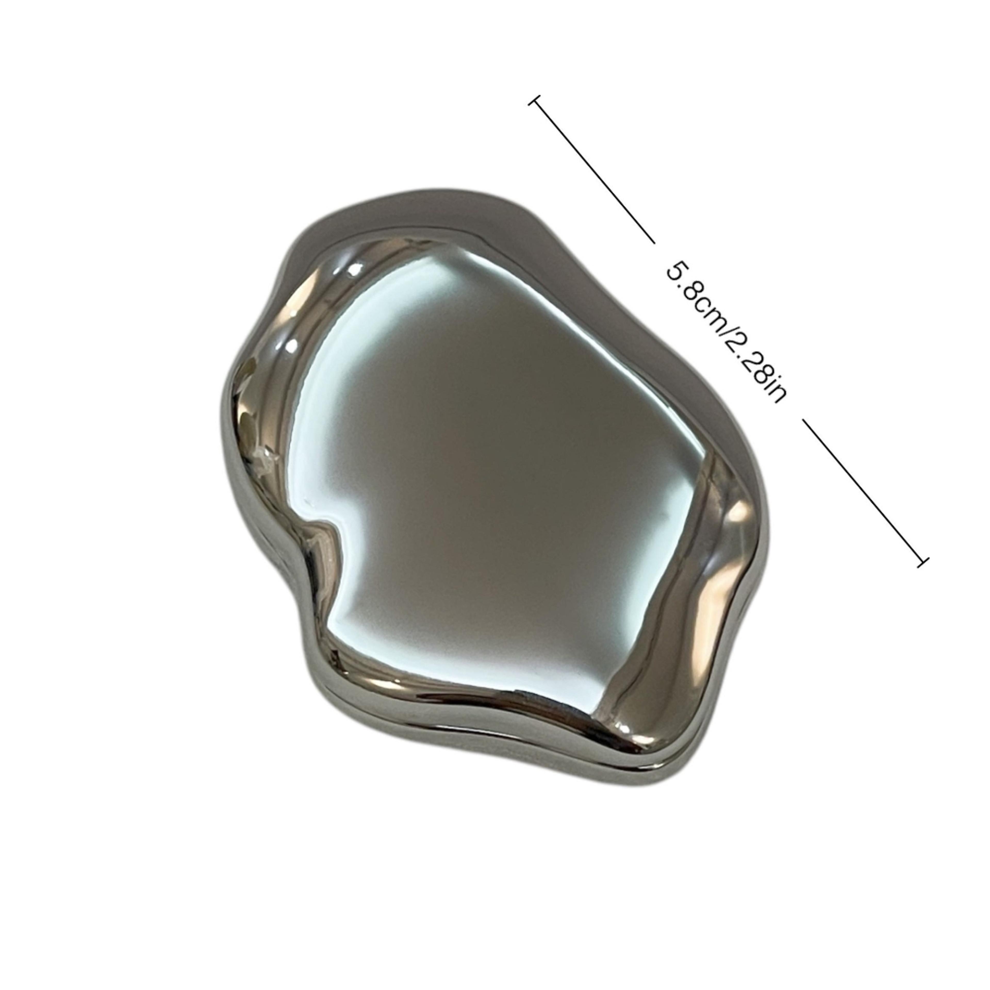 Portable Compact Makeup Mirror Double Sided Foldable Pocket Mirror For Travel  Handbag 3