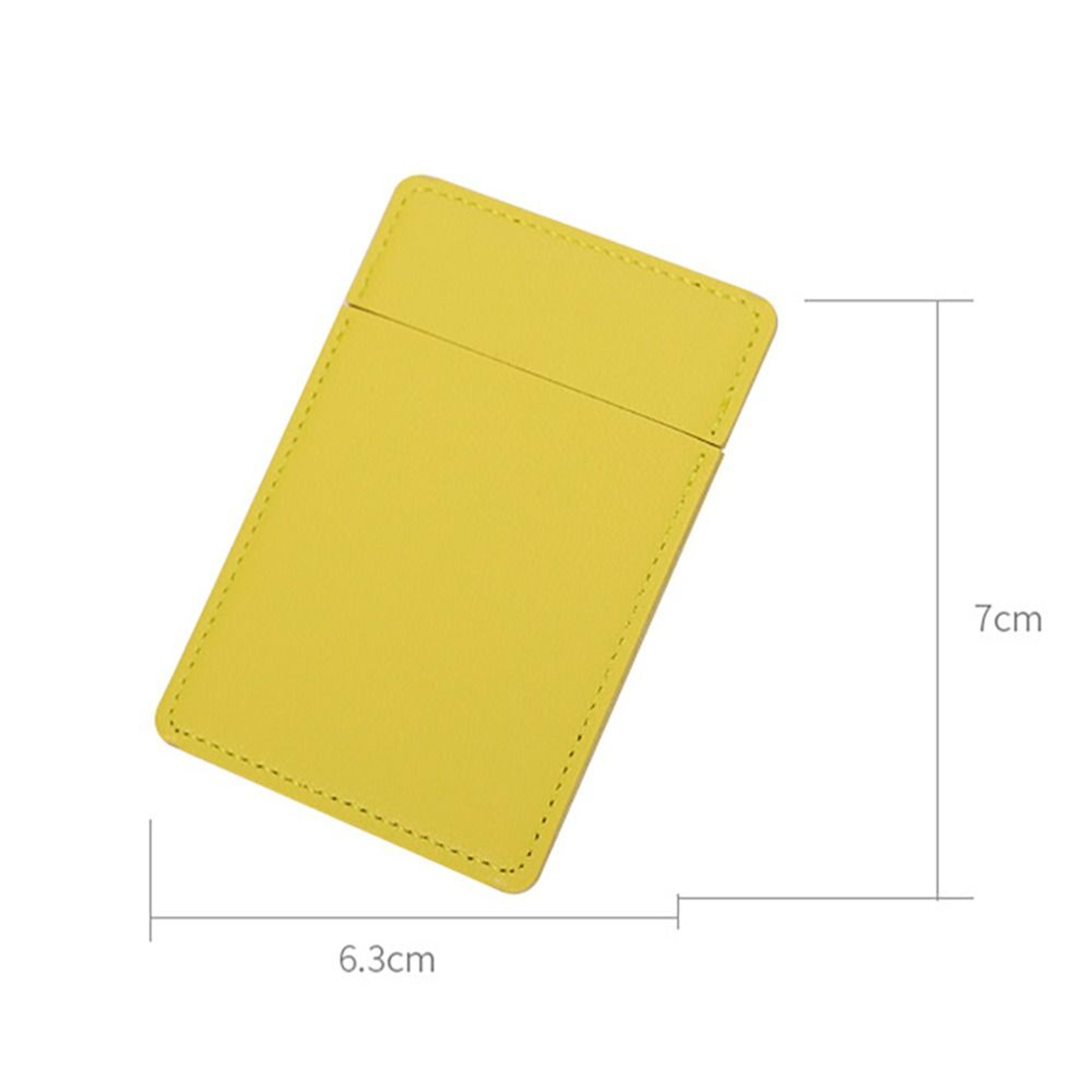 Compact Travel Makeup Mirror With PU Leather Cover Stainless Steel Pocket Vanity Mirror 5