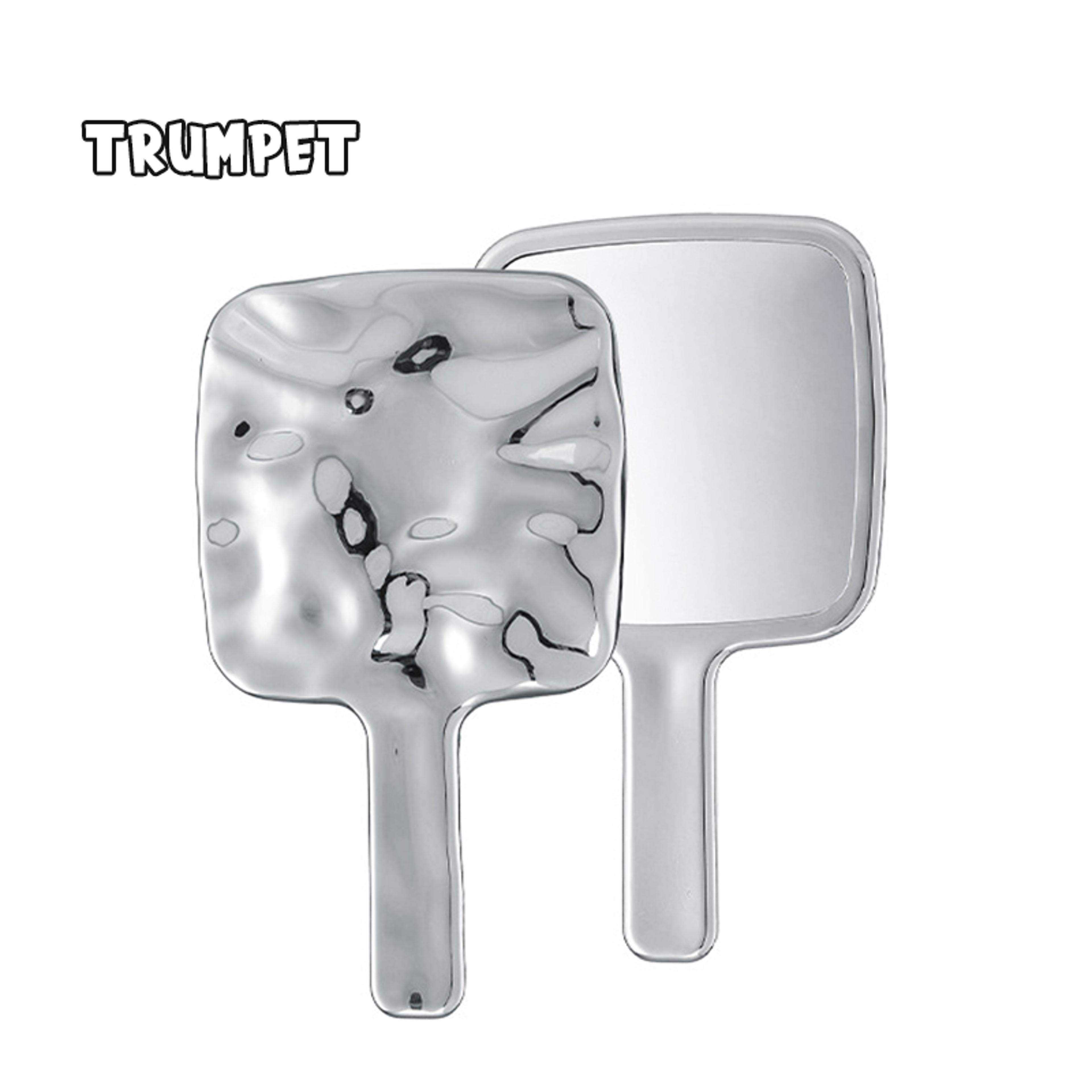 Retro Handheld Makeup Mirror Square Vanity Mirror With Handle For Makeup Spa  Eyelash Extensions 6