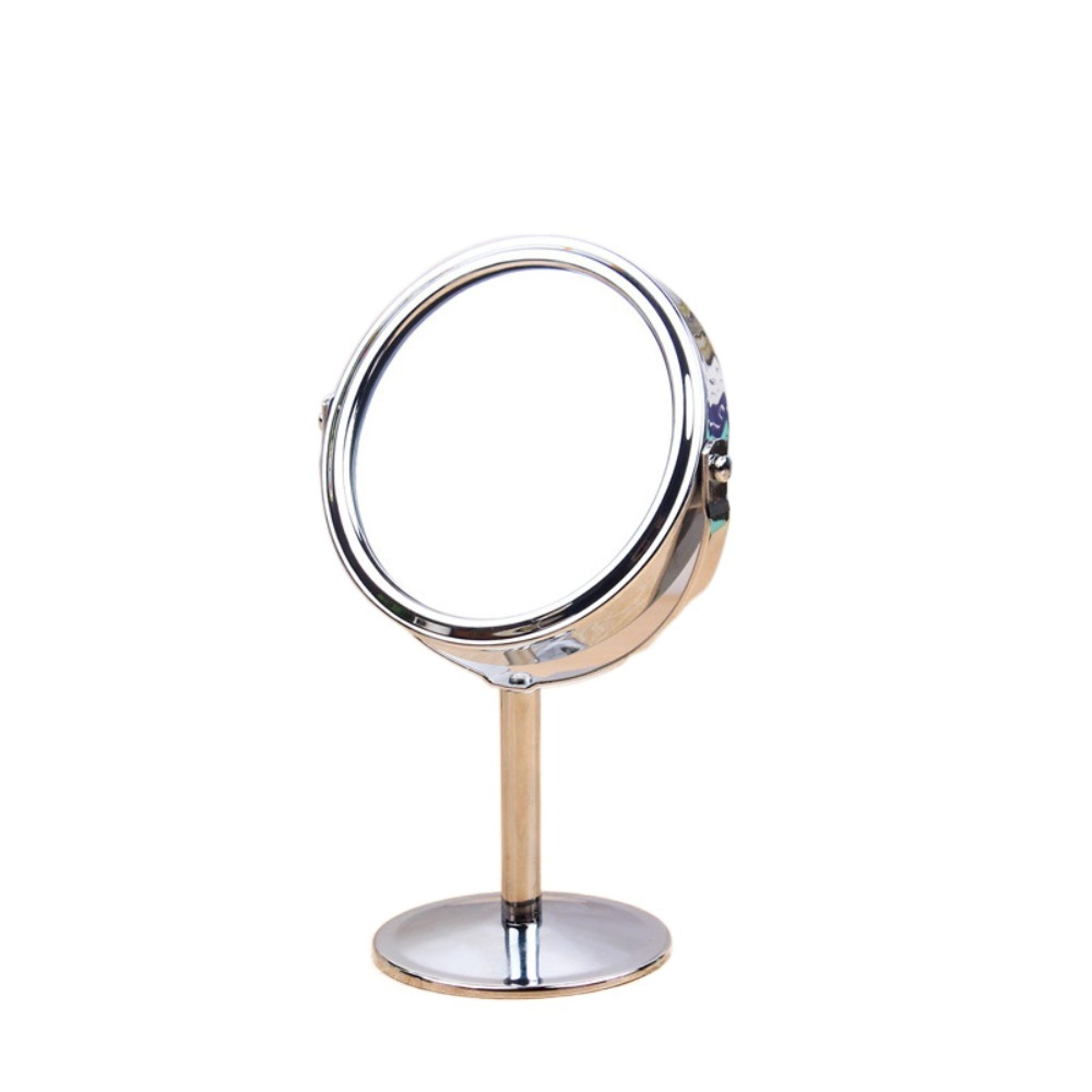 Rotating Double Sided Vanity Mirror With Magnification Desktop Makeup Stand 6