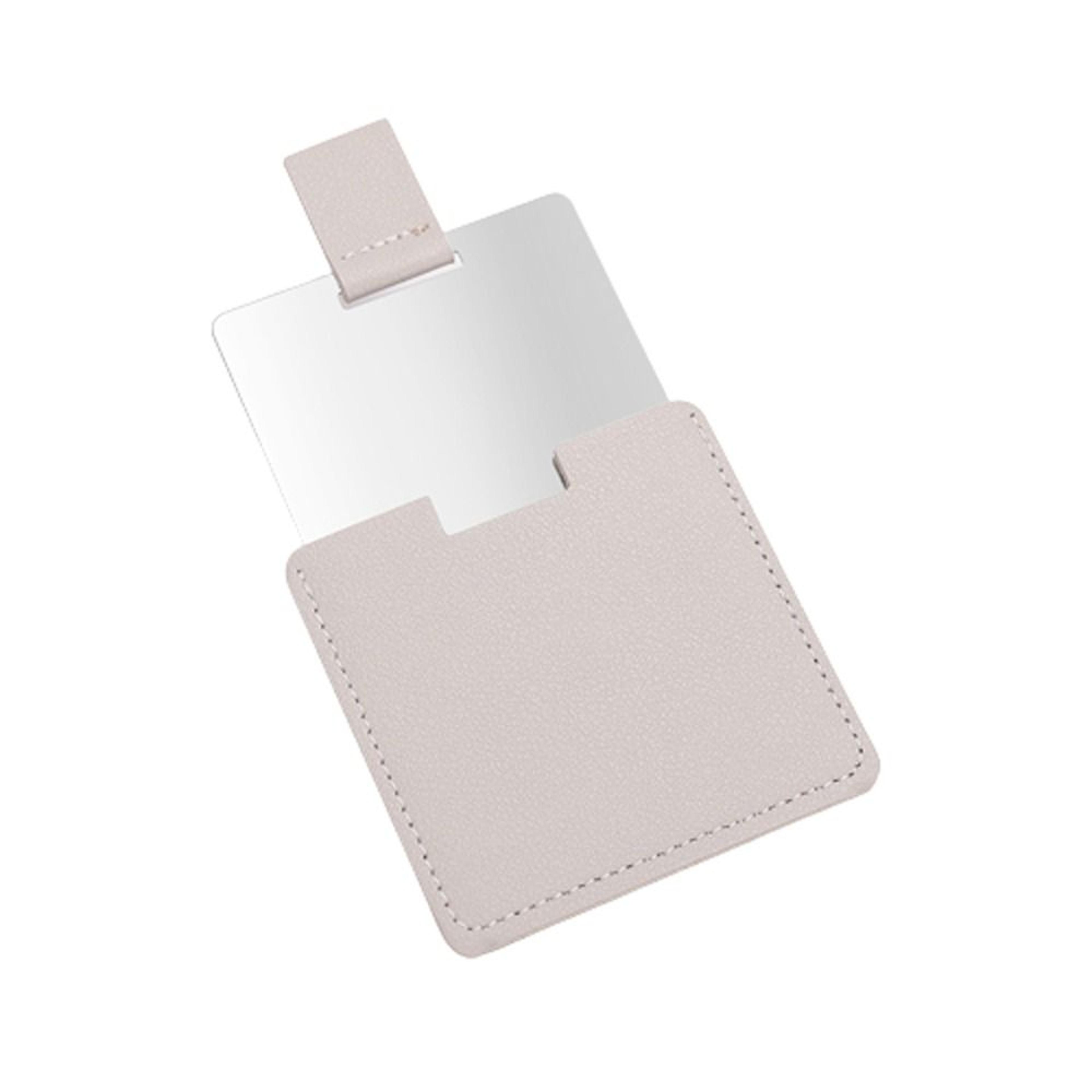 Portable Compact Pocket Mirror With PU Leather Cover Unbreakable Stainless Steel Travel Makeup Mirr 10