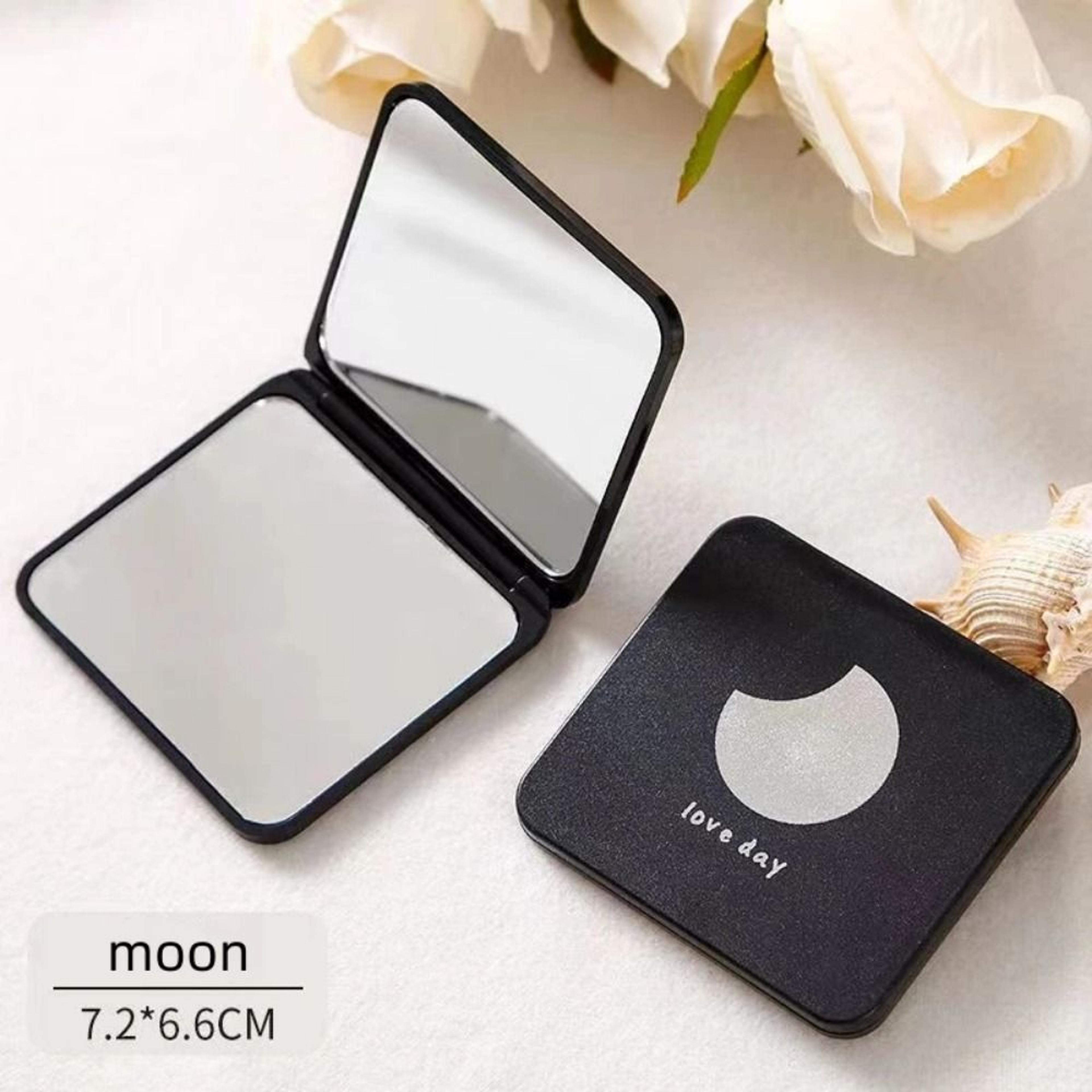Compact Makeup Mirror Double Sided Pocket Mirror Portable Travel Cosmetic Mirror 6