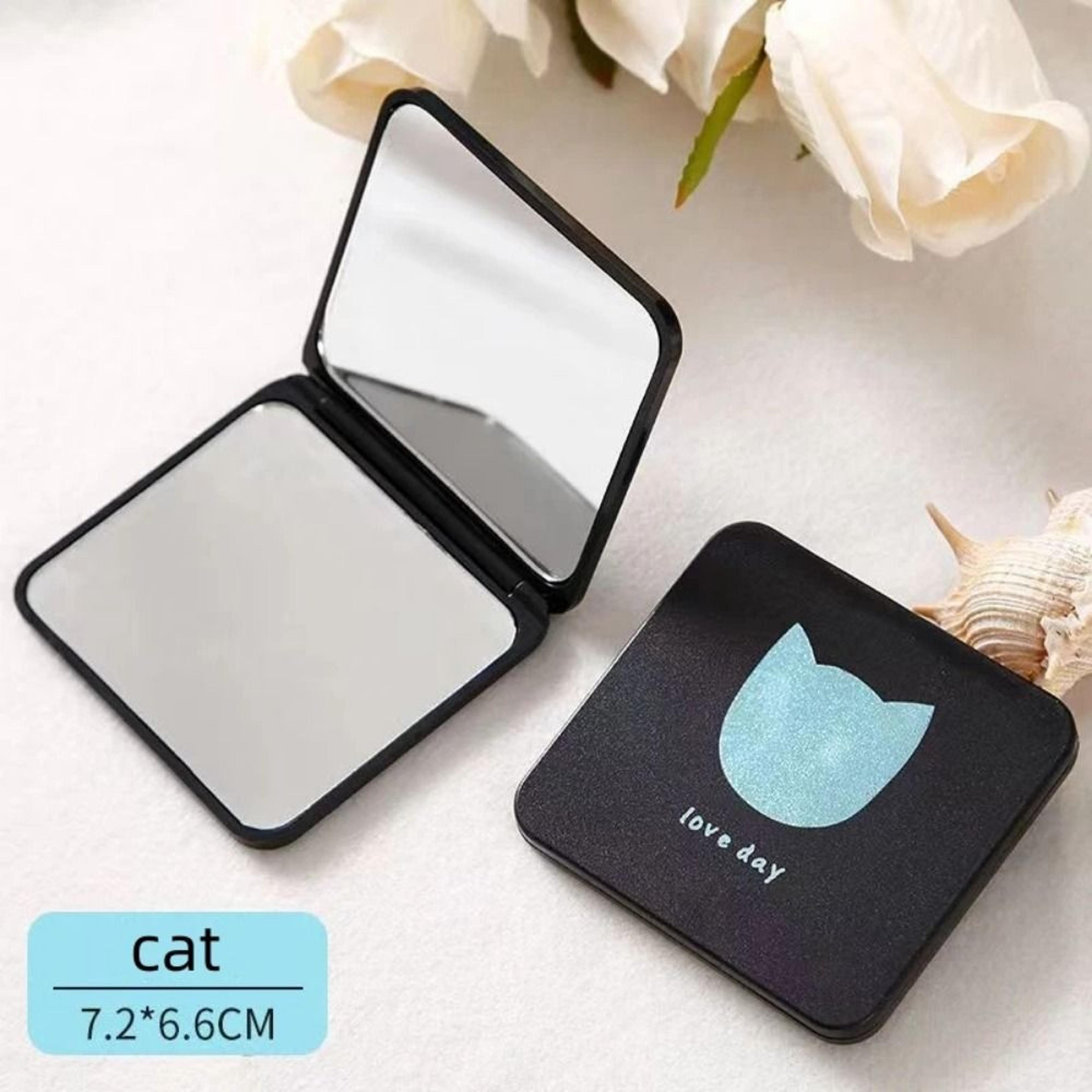 Compact Makeup Mirror Double Sided Pocket Mirror Portable Travel Cosmetic Mirror 8