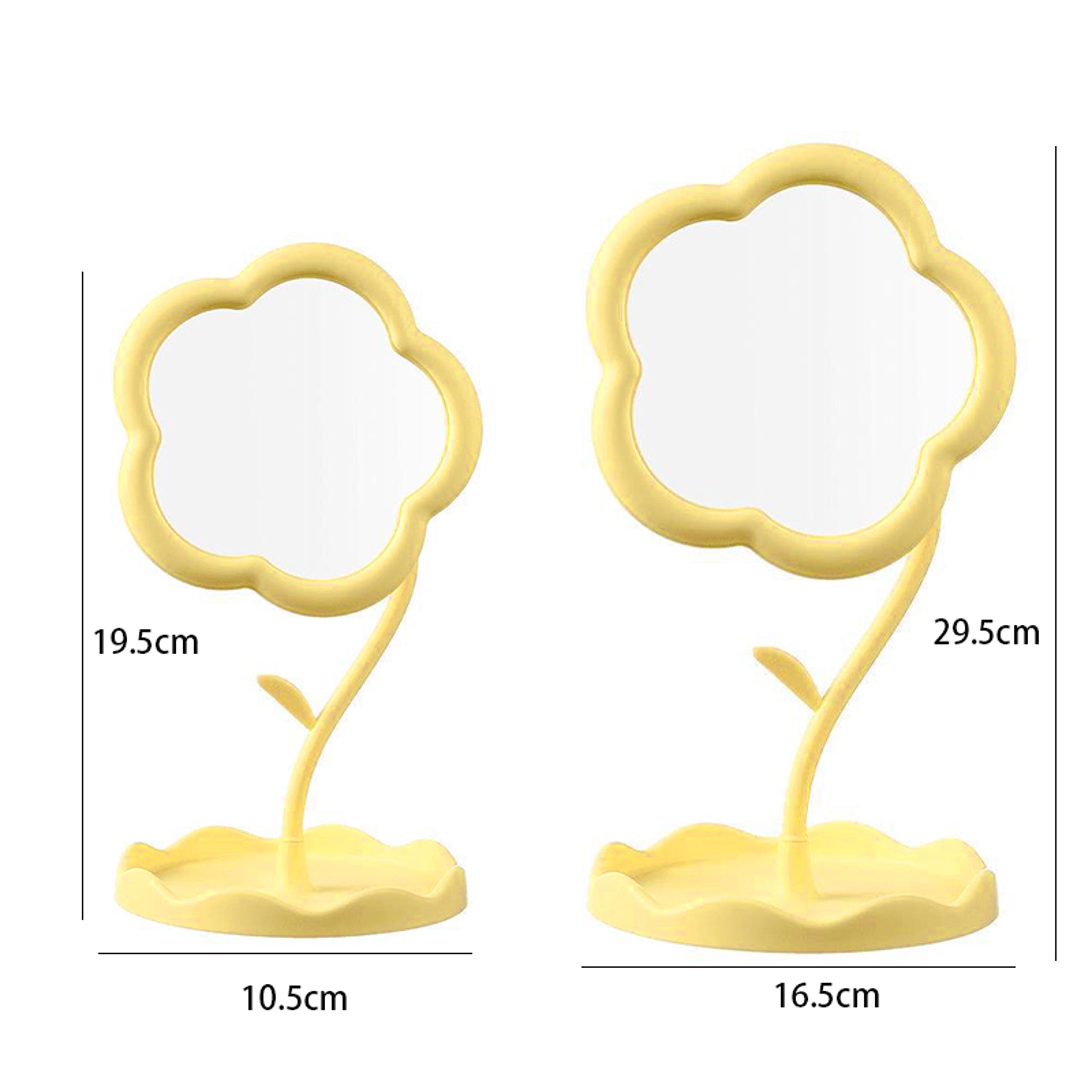 Sunflower Makeup Mirror Desktop Vanity Mirror Cute Tabletop Decorative Mirror For Bedroom Dorm Dres 6