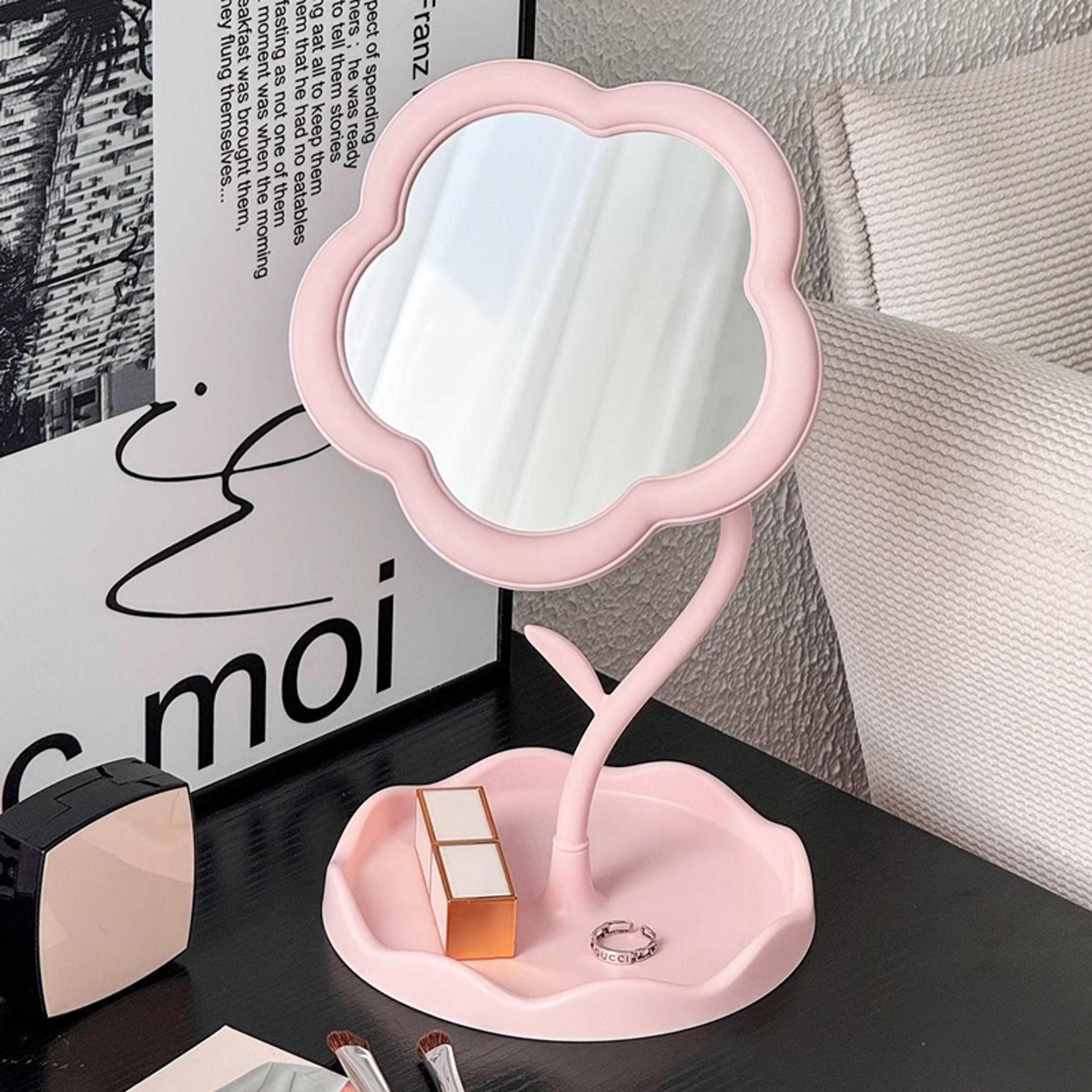 Sunflower Makeup Mirror Desktop Vanity Mirror Cute Tabletop Decorative Mirror For Bedroom Dorm Dres 9