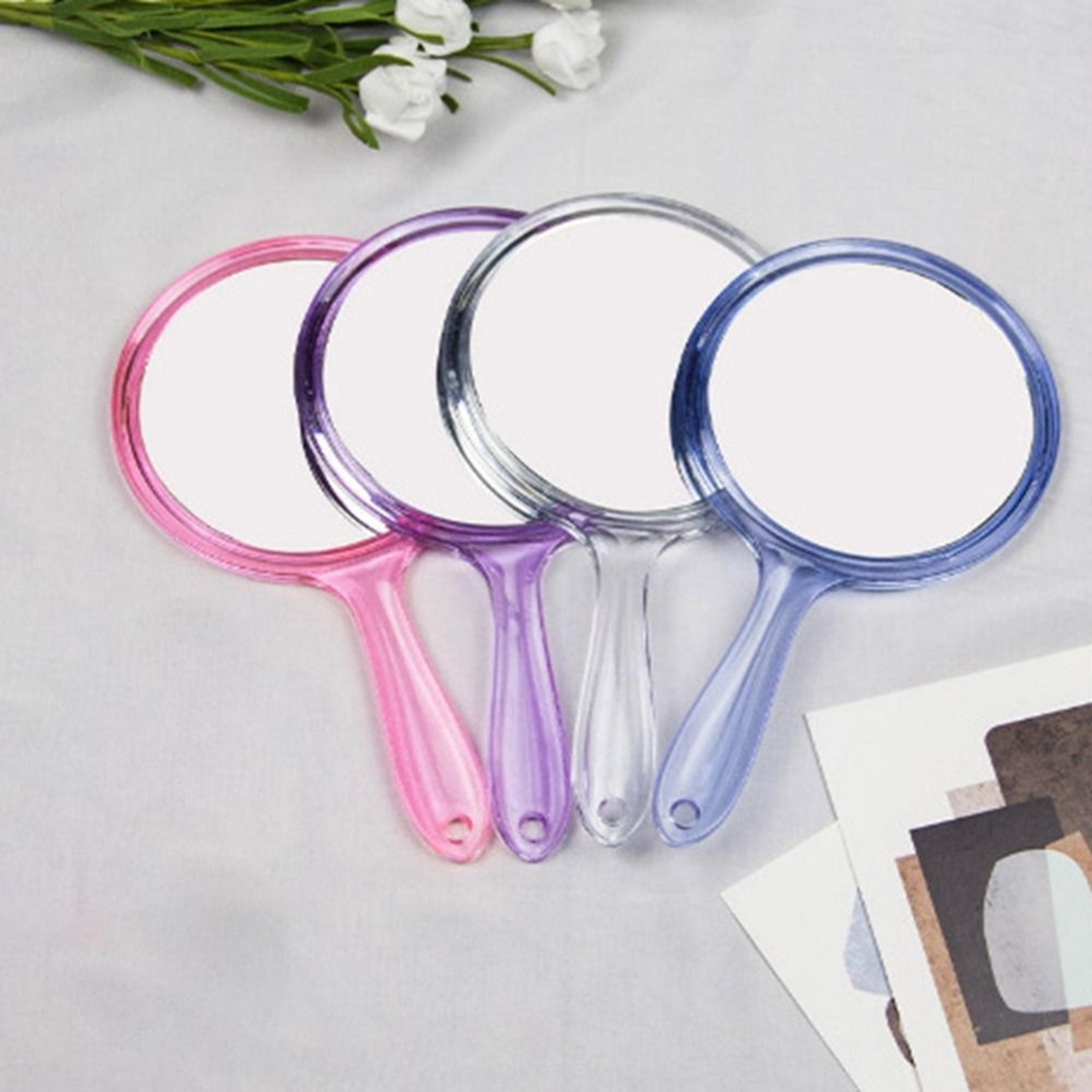 Portable Handheld Makeup Mirror With 3X Magnifying Double Sided Mirror For Travel  Daily Beauty 1