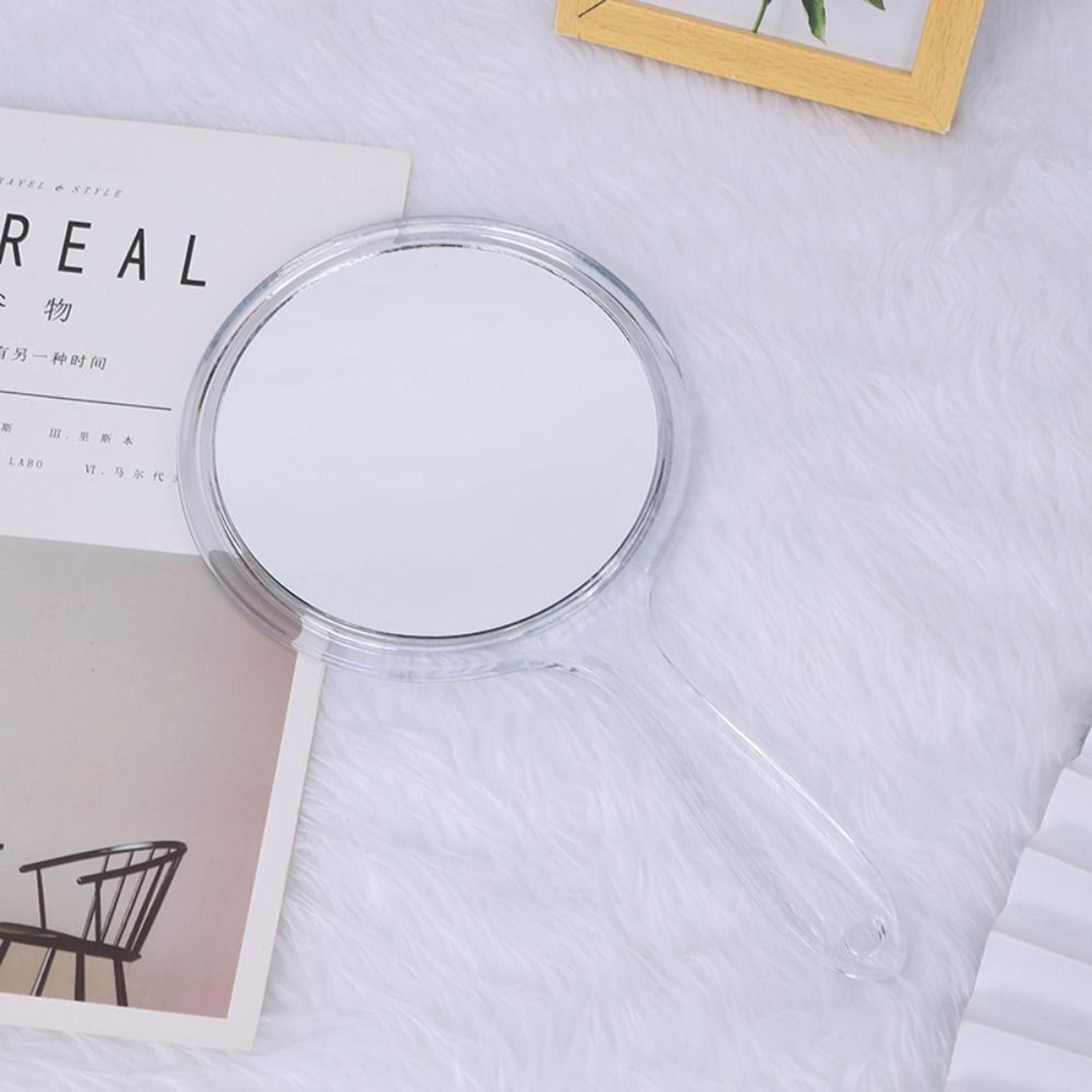 Portable Handheld Makeup Mirror With 3X Magnifying Double Sided Mirror For Travel  Daily Beauty 9