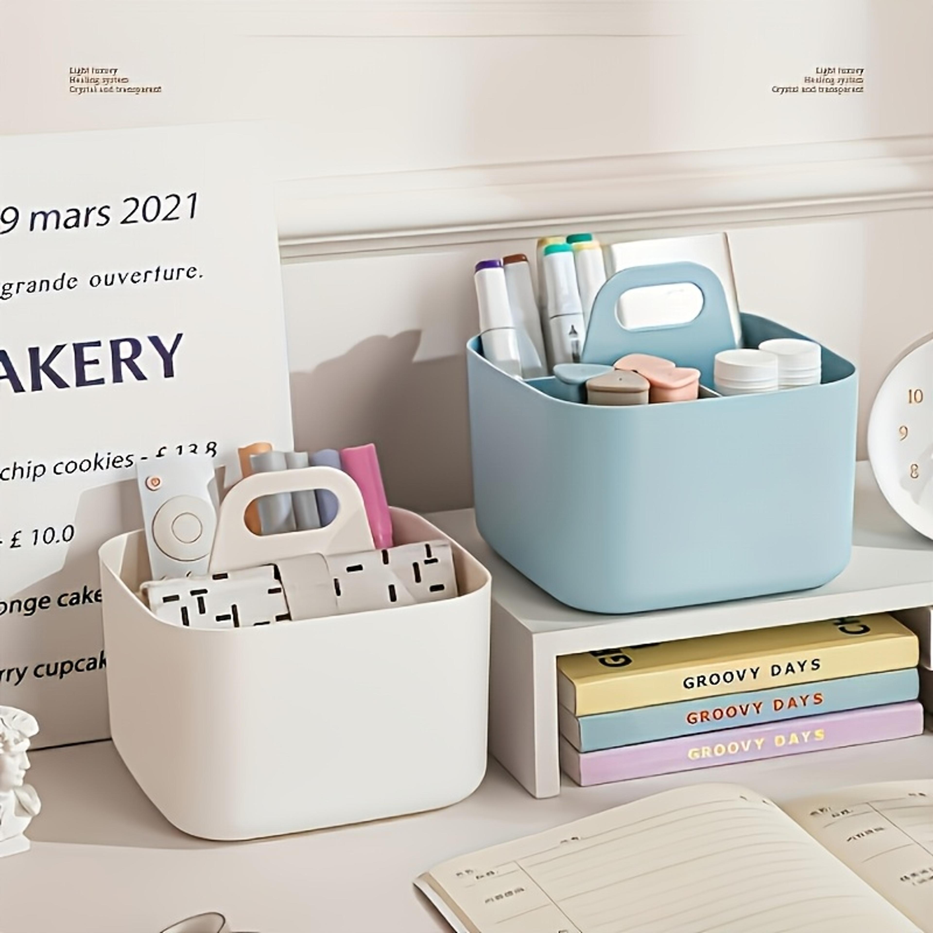 Portable Desktop Organizer With Handle Marker Organizer And Cosmetic Storage Caddy 1