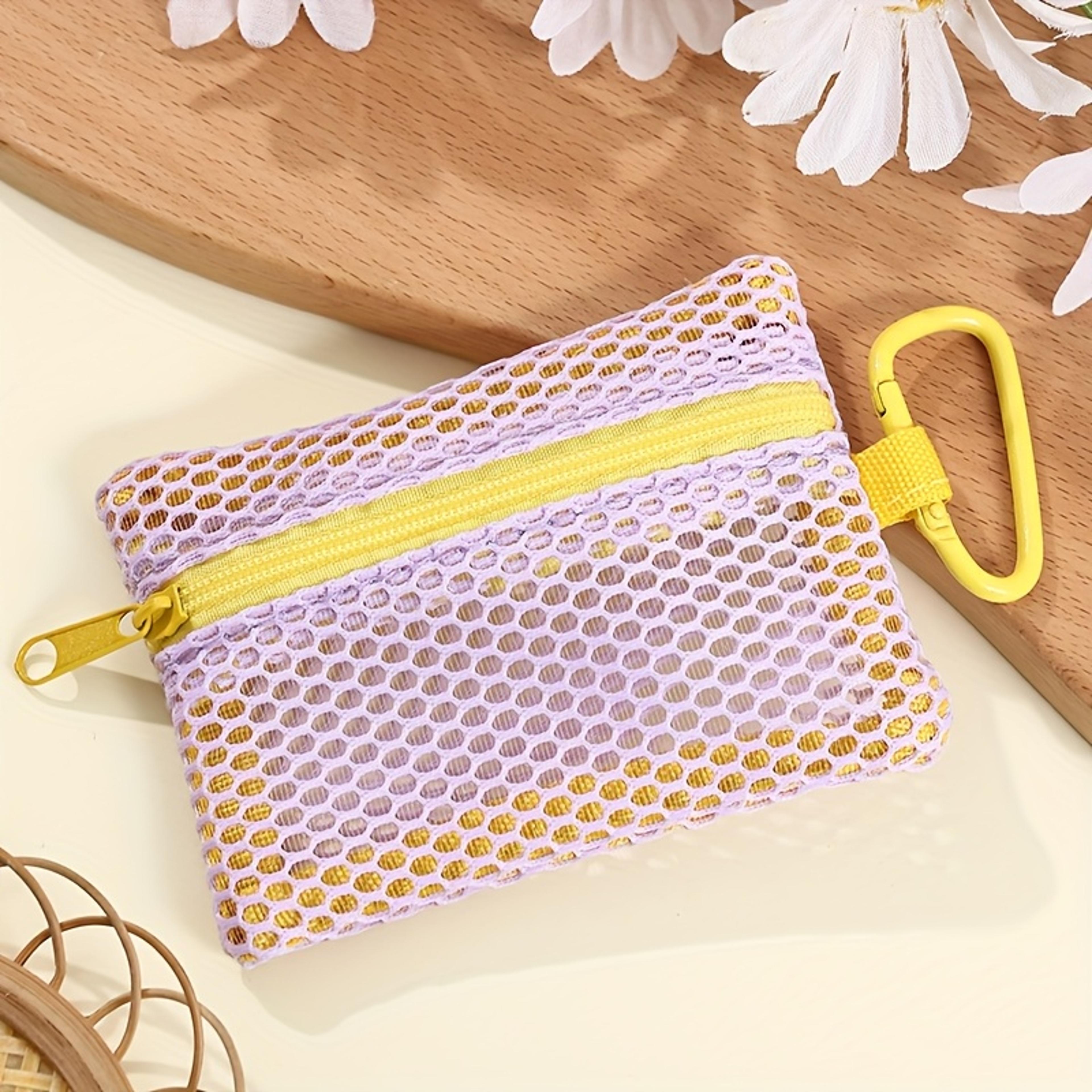 Transparent Mesh Makeup Bag Portable Travel Toiletry Organizer 8