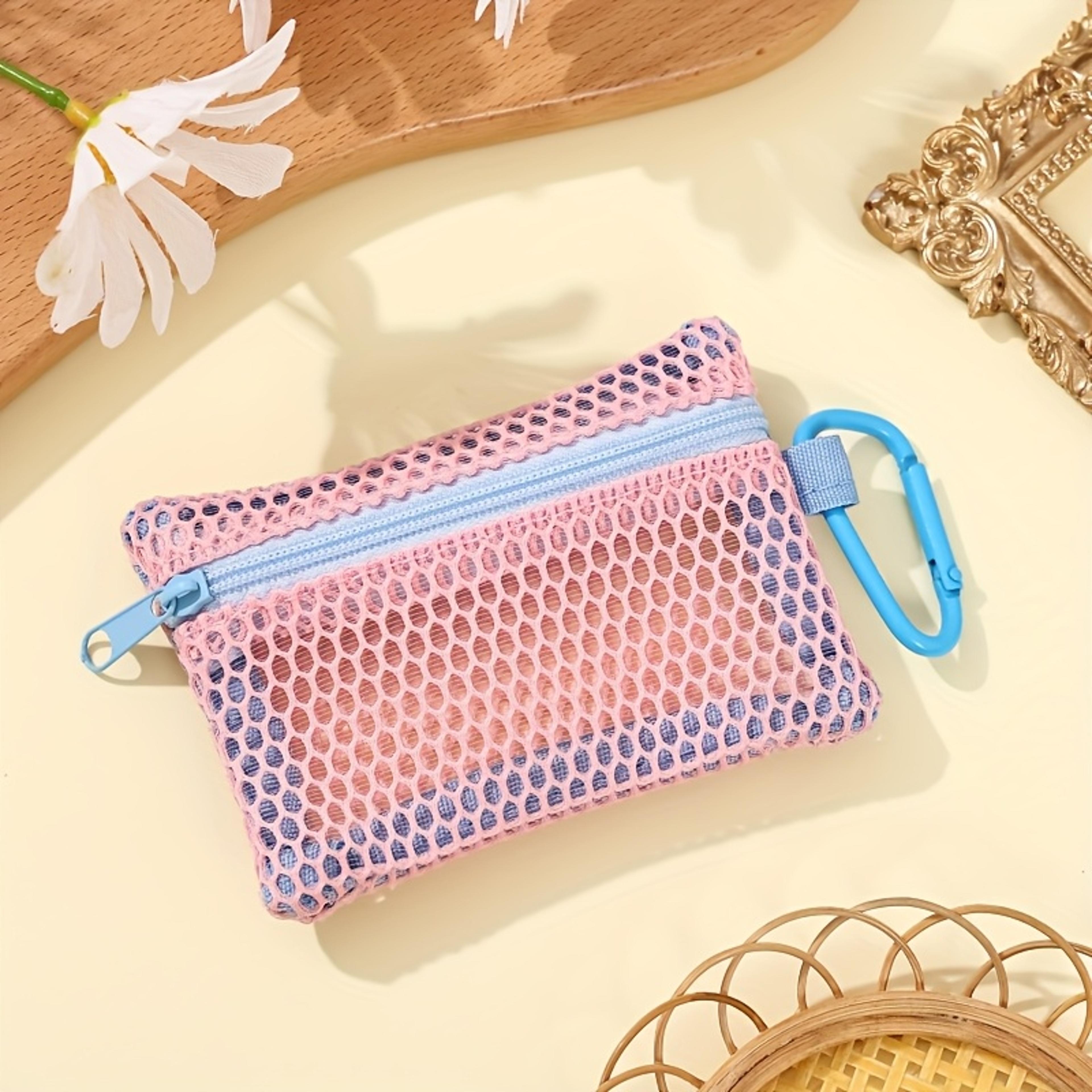 Transparent Mesh Makeup Bag Portable Travel Toiletry Organizer 12