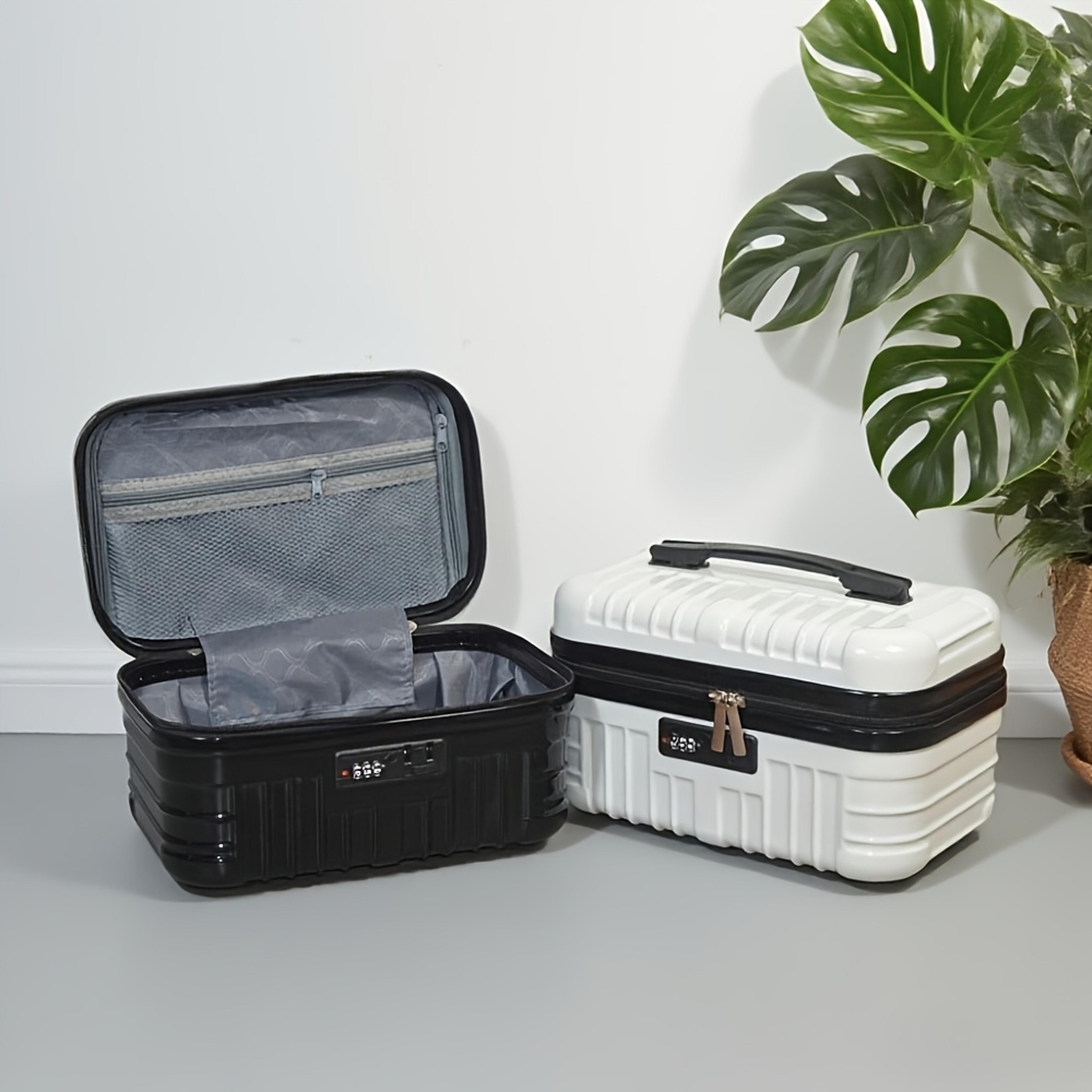 Large Capacity Travel Makeup Case With Combination Lock And Carry Handle 1