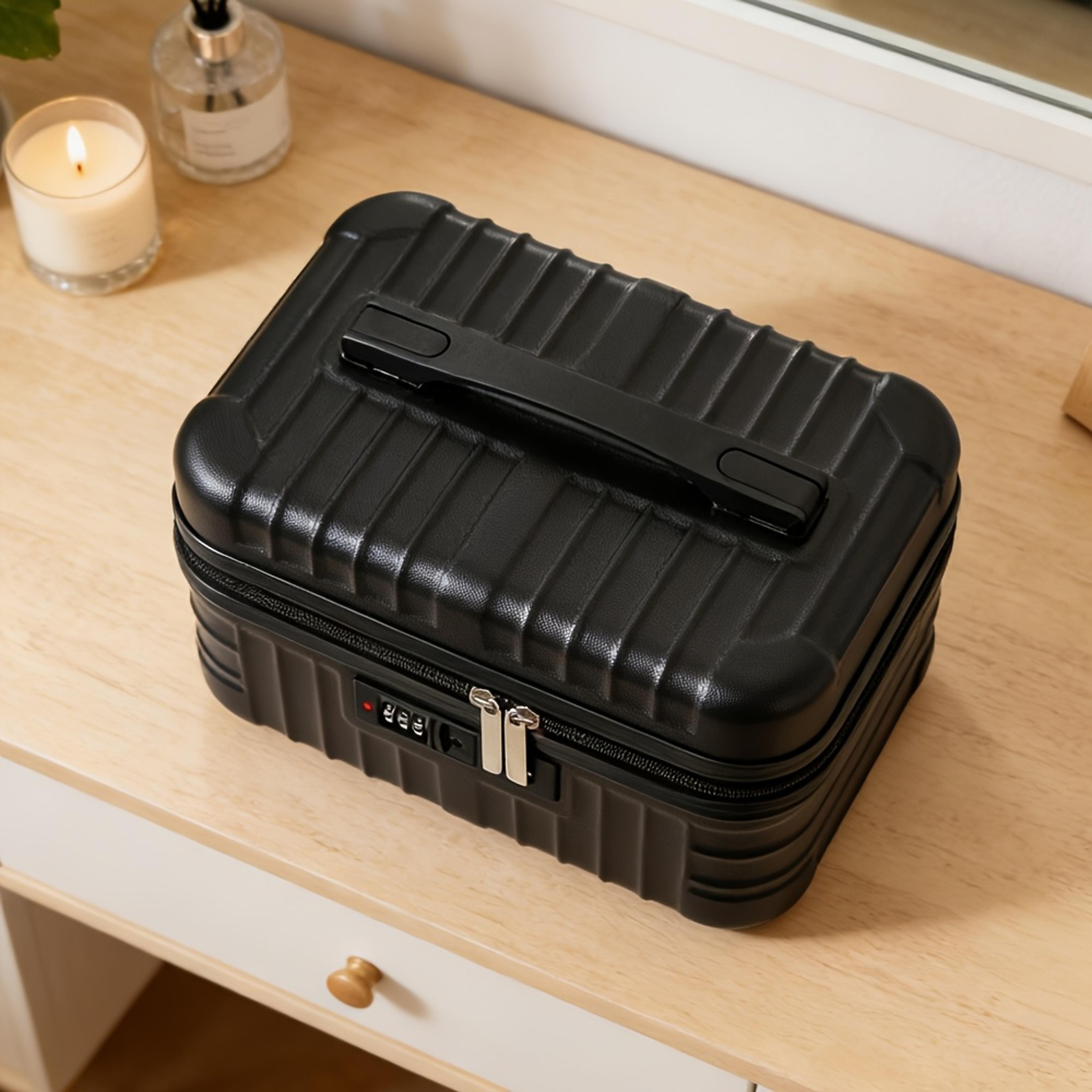 Large Capacity Travel Makeup Case With Combination Lock And Carry Handle 5