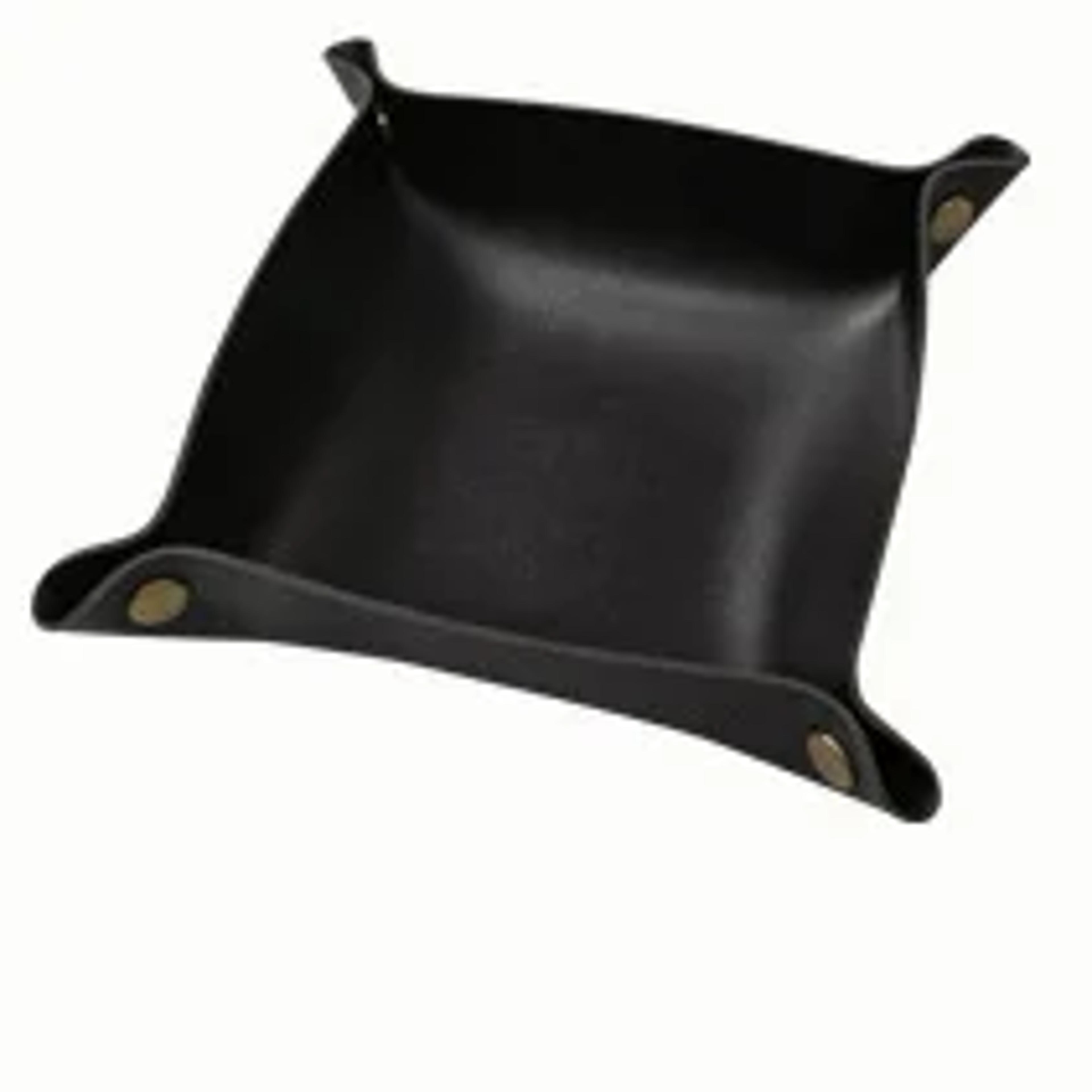 Cat PU Leather Valet Tray Foldable Jewelry Organizer And Key Tray 9