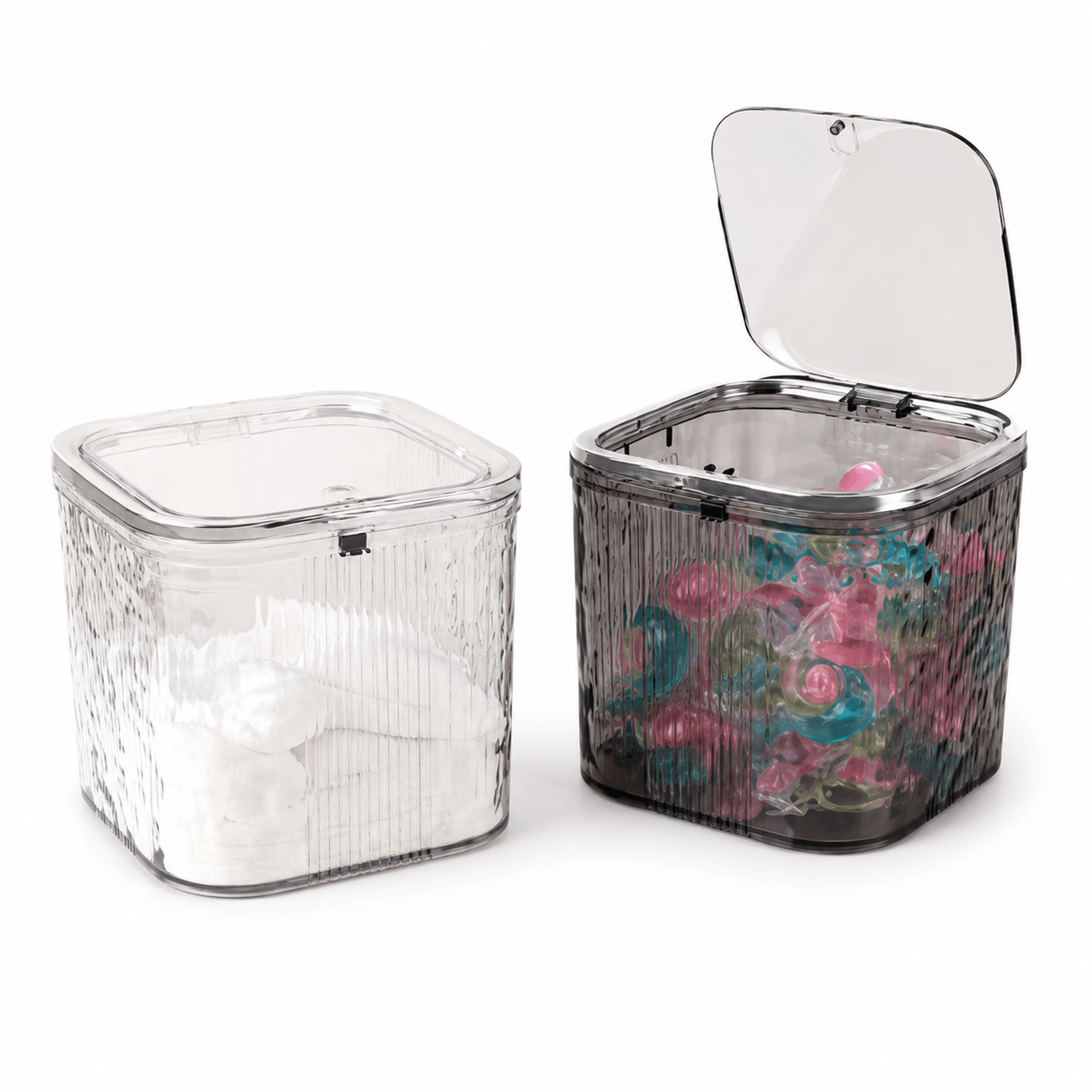 Laundry Pods Container With Lid Dishwasher Pod Holder And Laundry Room Organizer 0