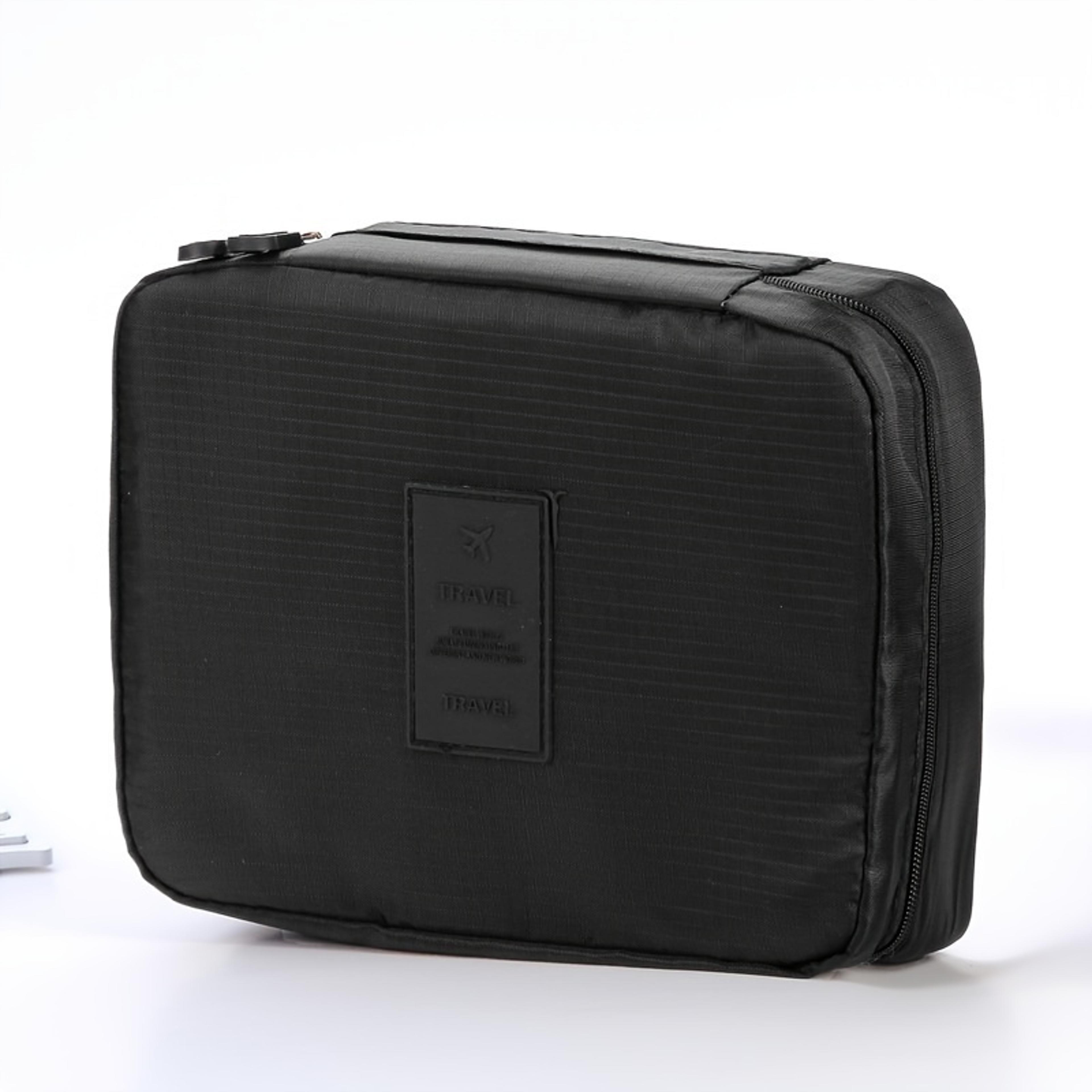large capacity travel toiletry bag portable makeup organizer bag for luggage and daily essentials