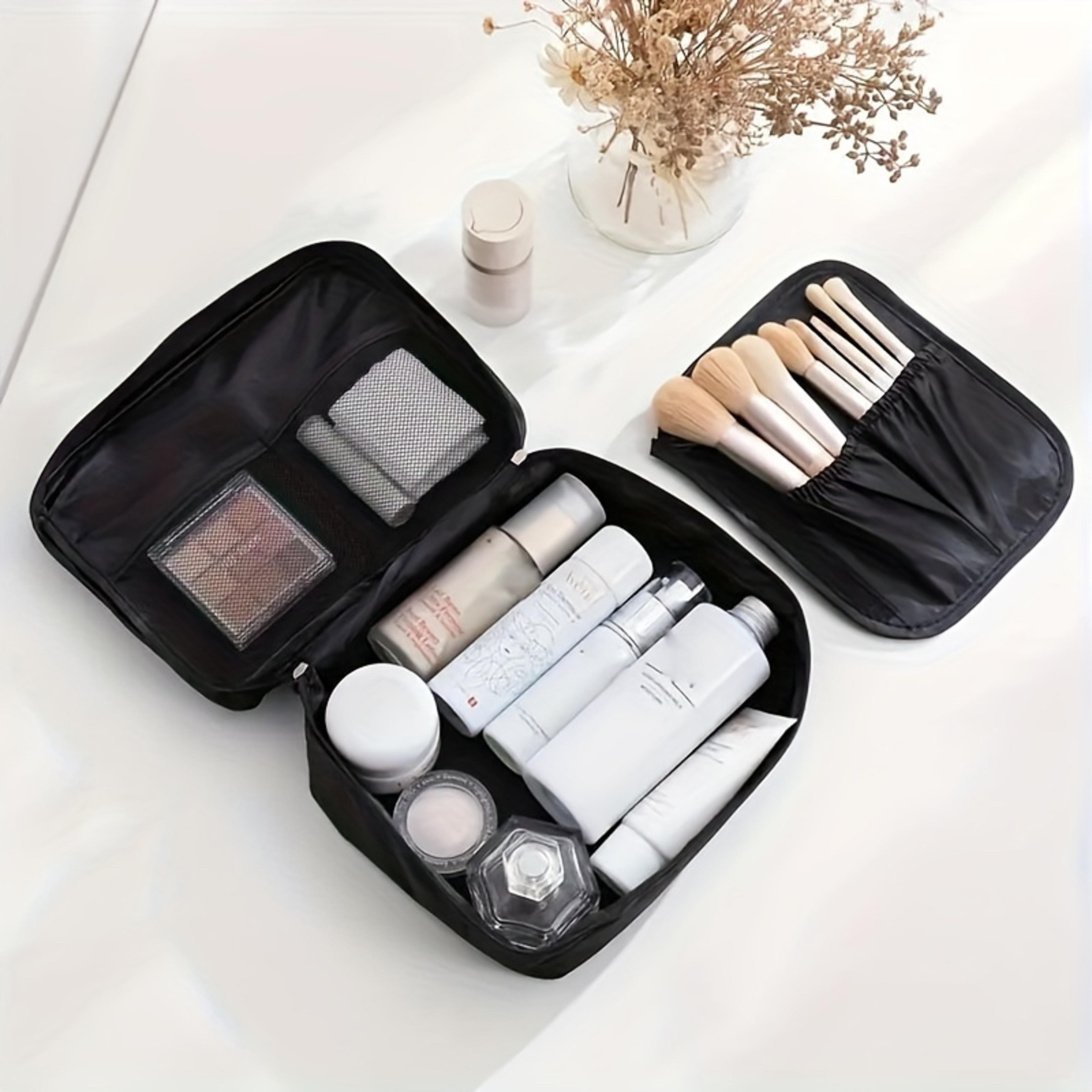 Large Capacity Travel Toiletry Bag Portable Makeup Organizer Bag For Luggage And Daily Essentials 4