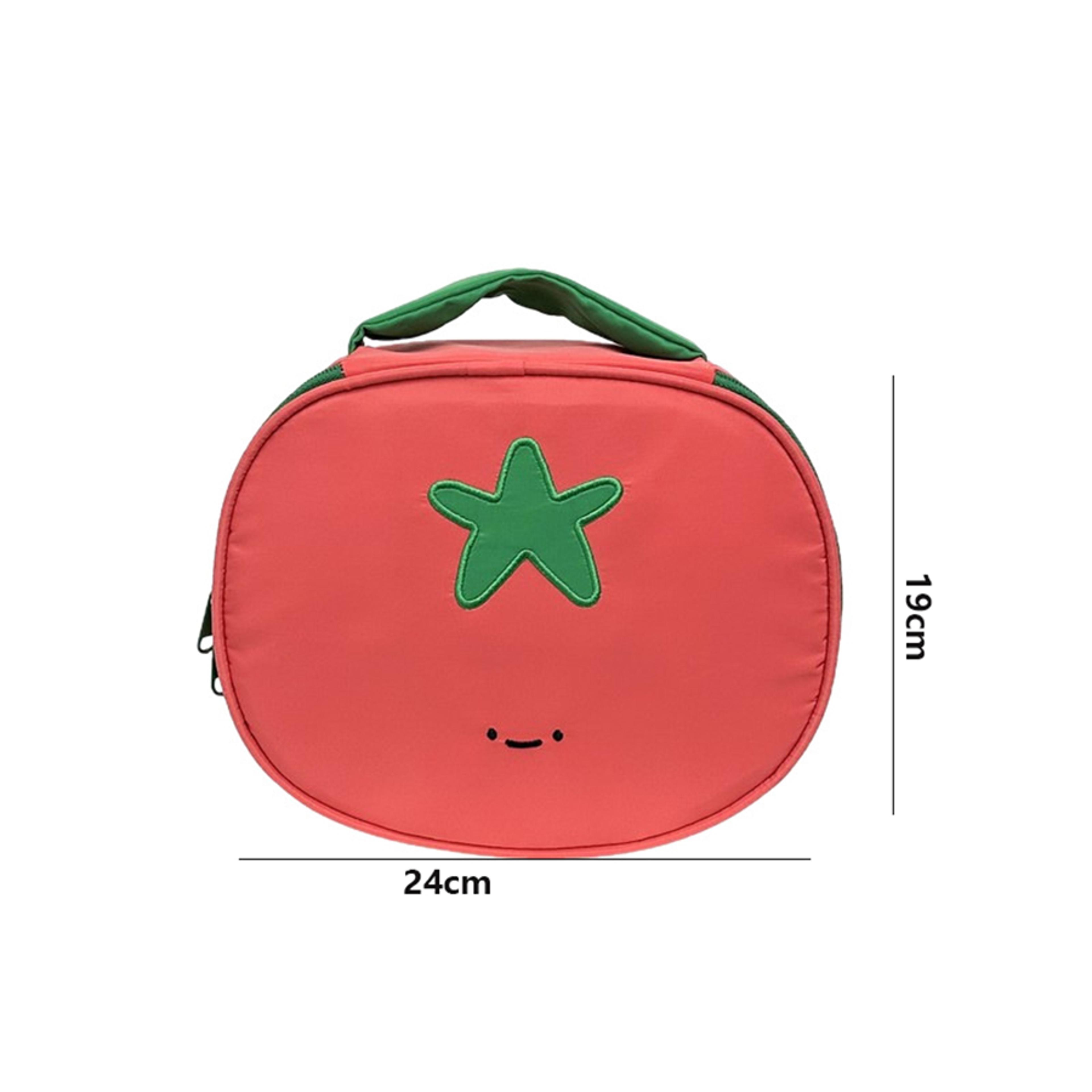Tomato Shaped Makeup Bag Waterproof Nylon Travel Cosmetic Bag And Toiletry Organizer 6