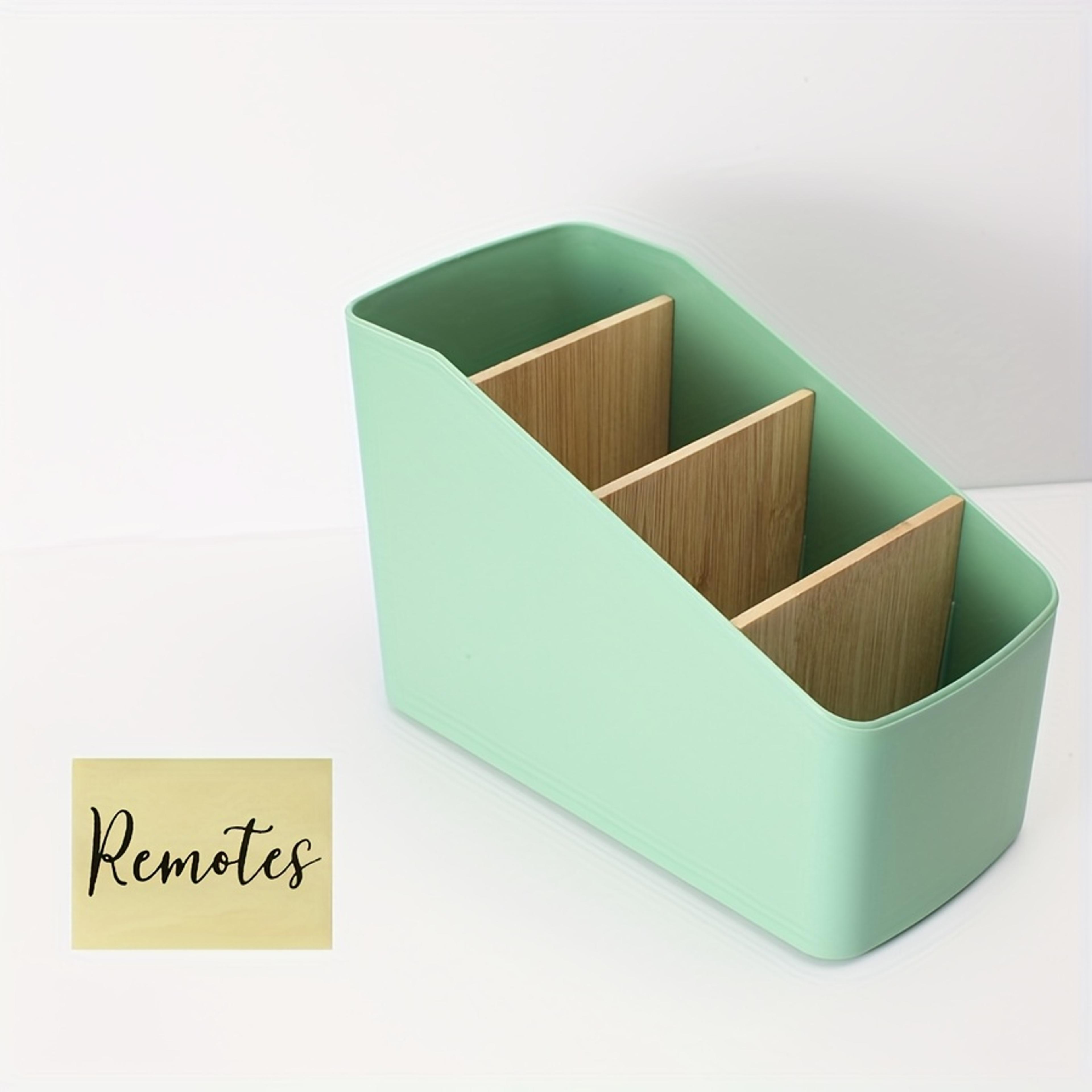 4 Compartment Remote Control Holder And Desk Organizer For Home Office And Bedside Storage 6